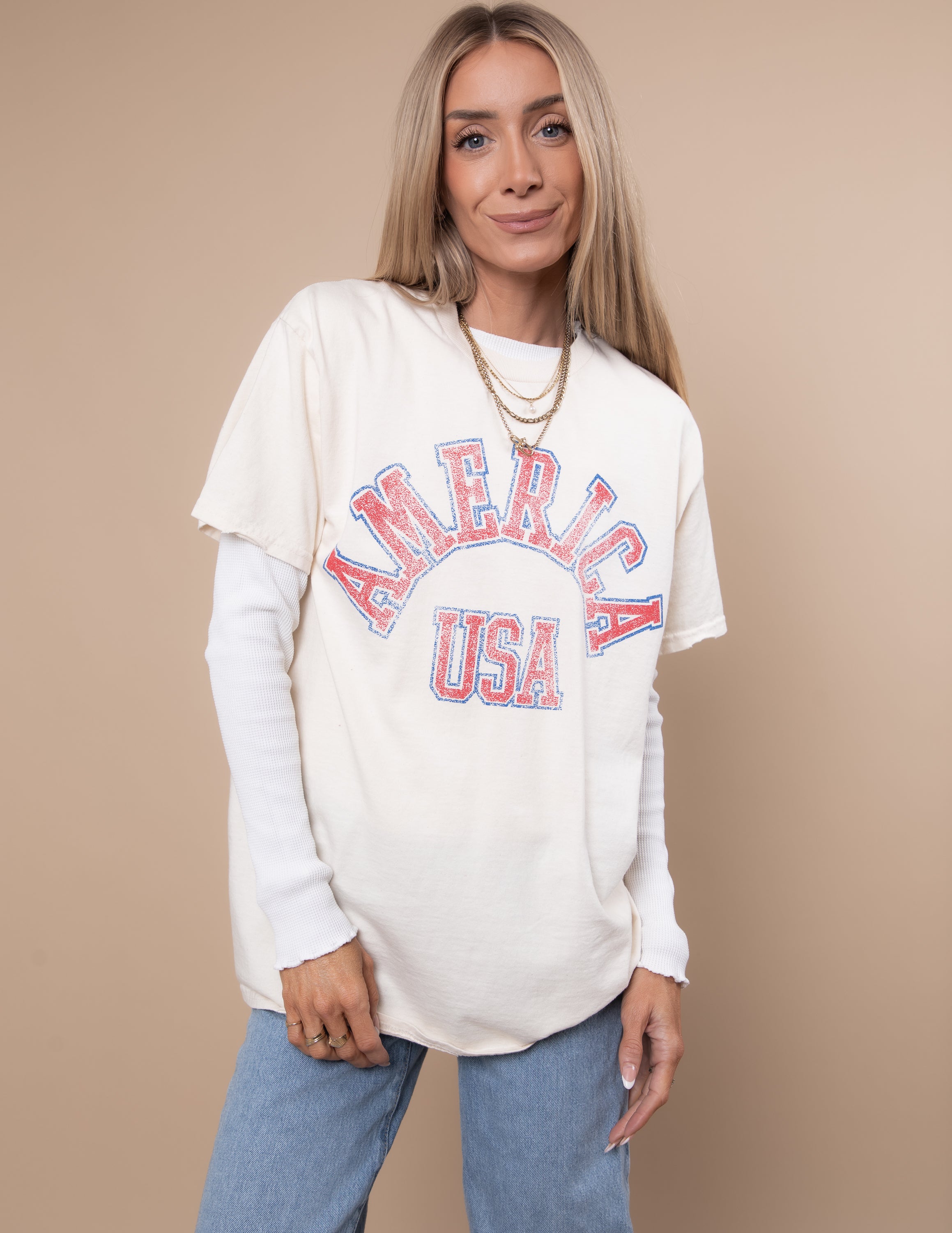 America USA Graphic Tee