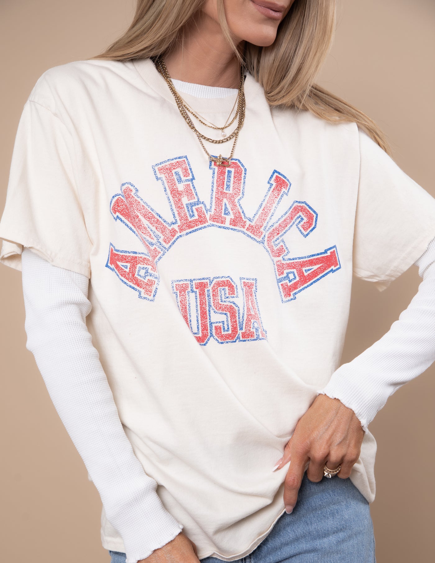 America USA Graphic Tee