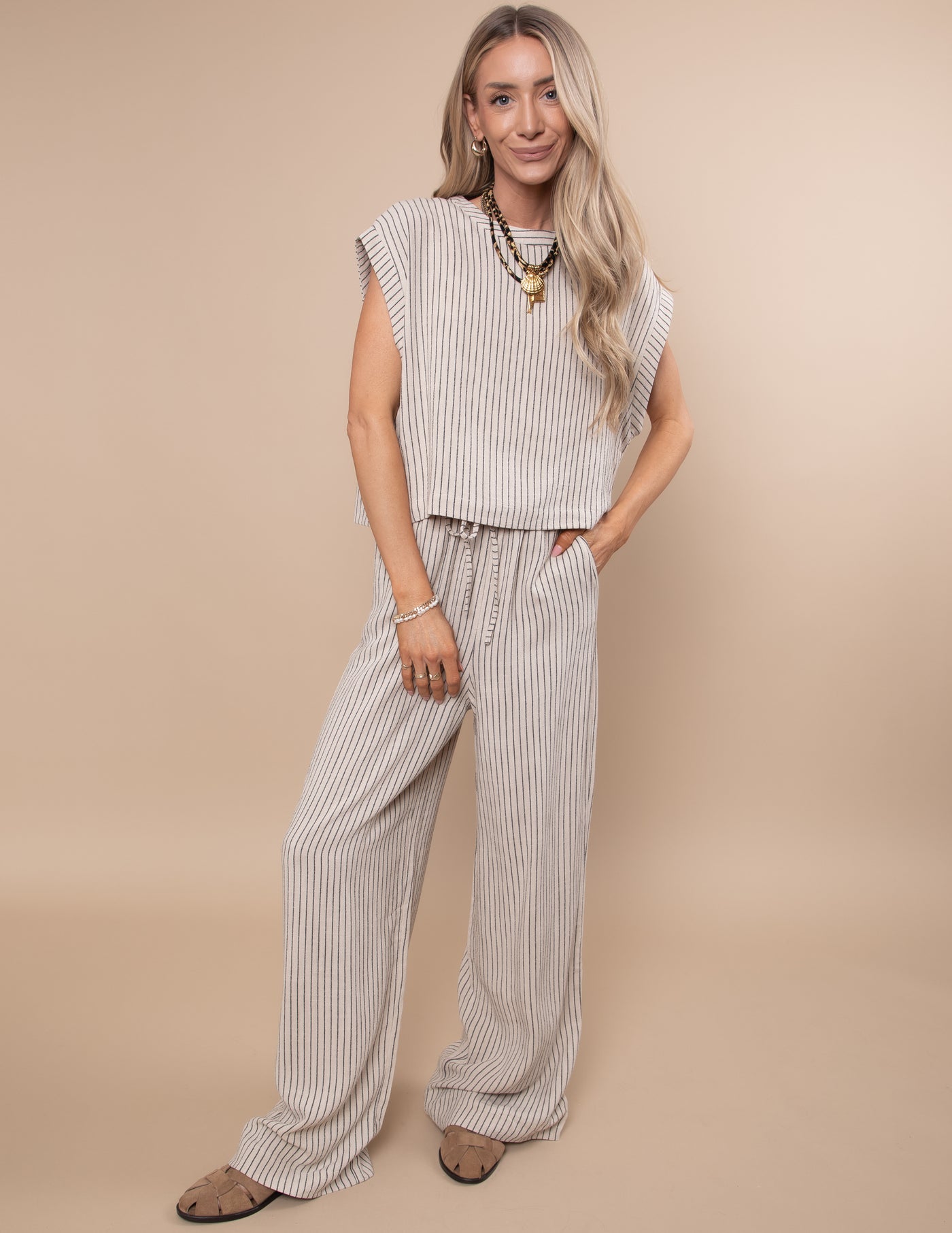 Kait Striped Set