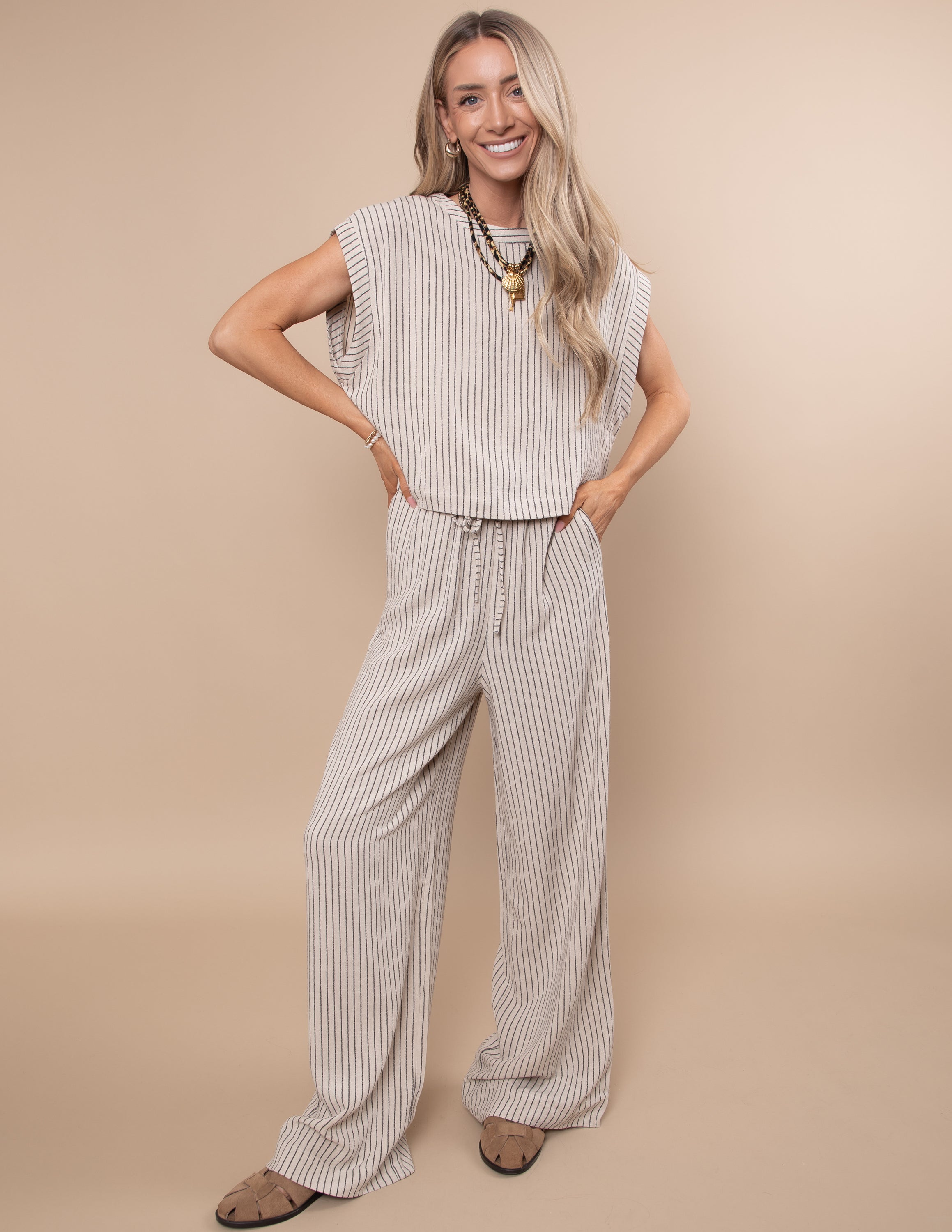 Kait Striped Set
