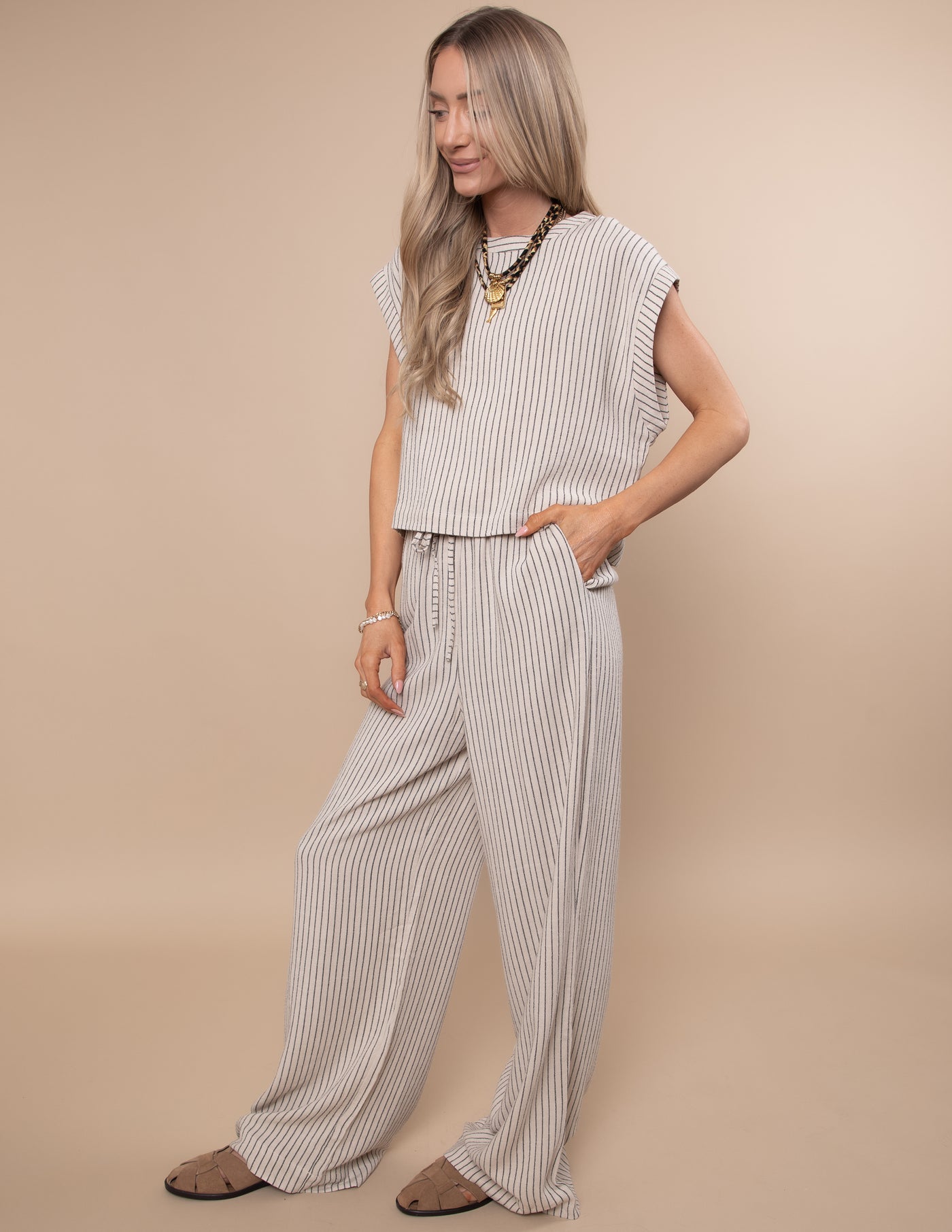 Kait Striped Set