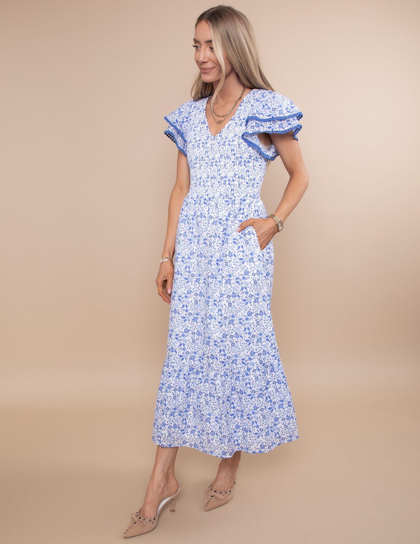 Maisie Floral Tiered Dress