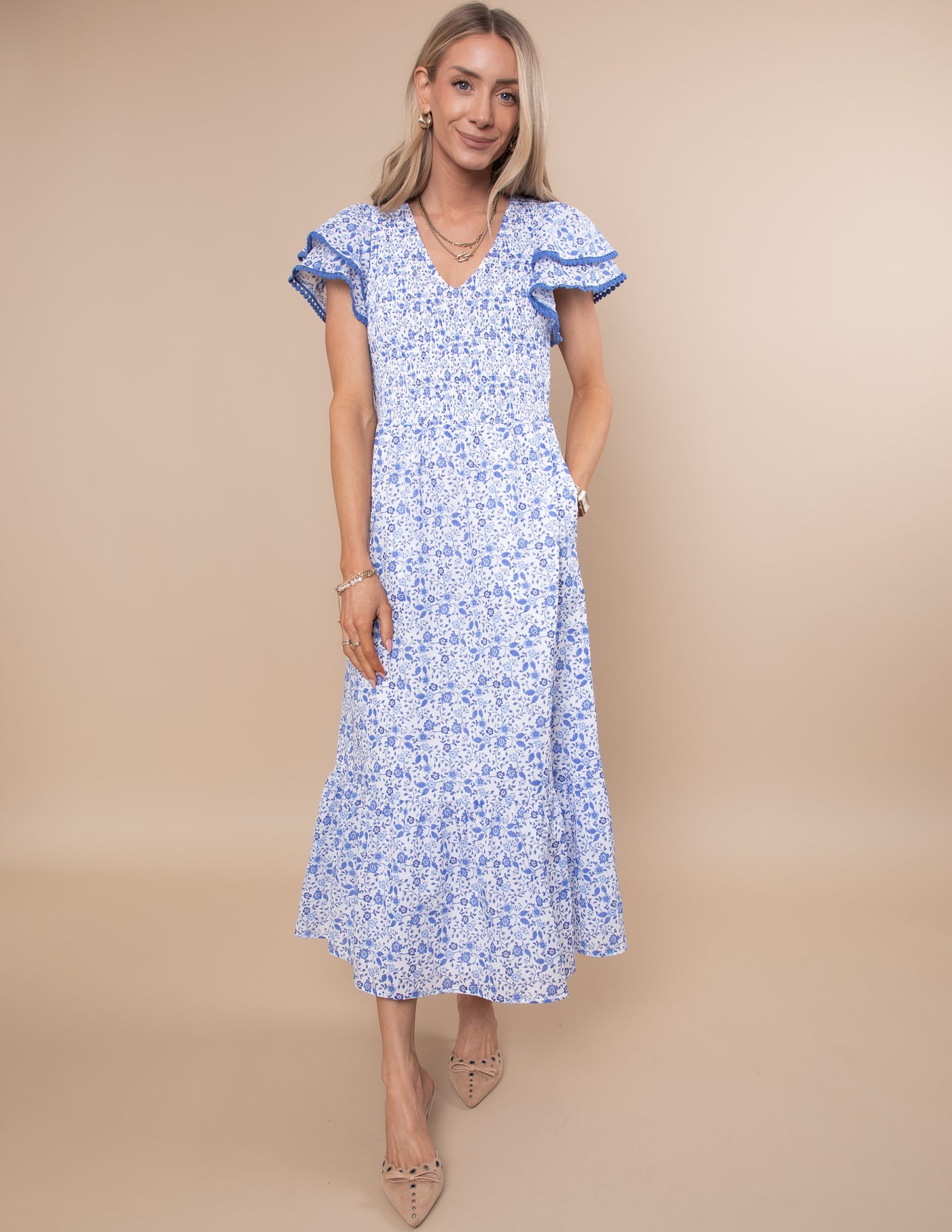 Maisie Floral Tiered Dress