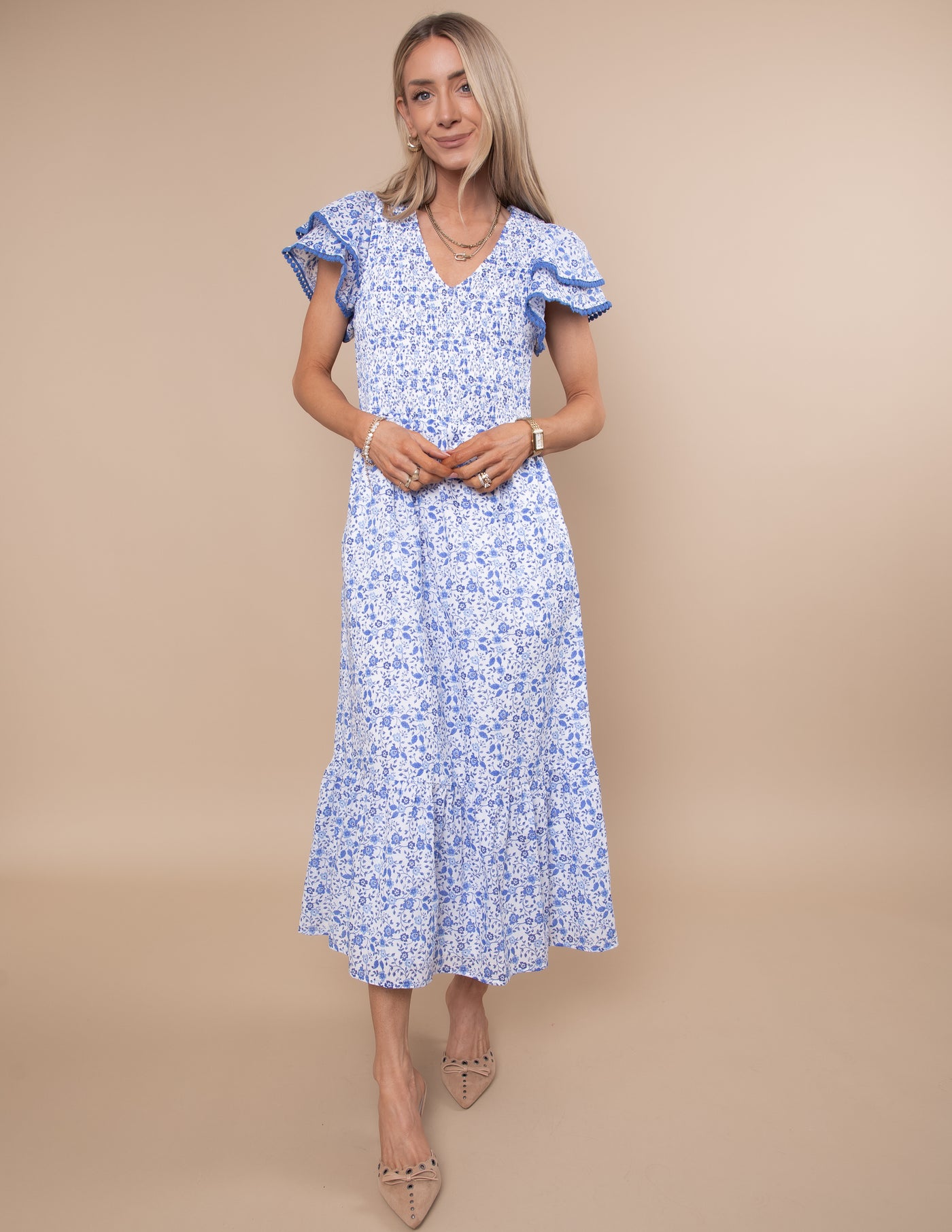 Maisie Floral Tiered Dress XL | Shop Stevie Maisie Floral Tiered Dress XL | Shop Stevie