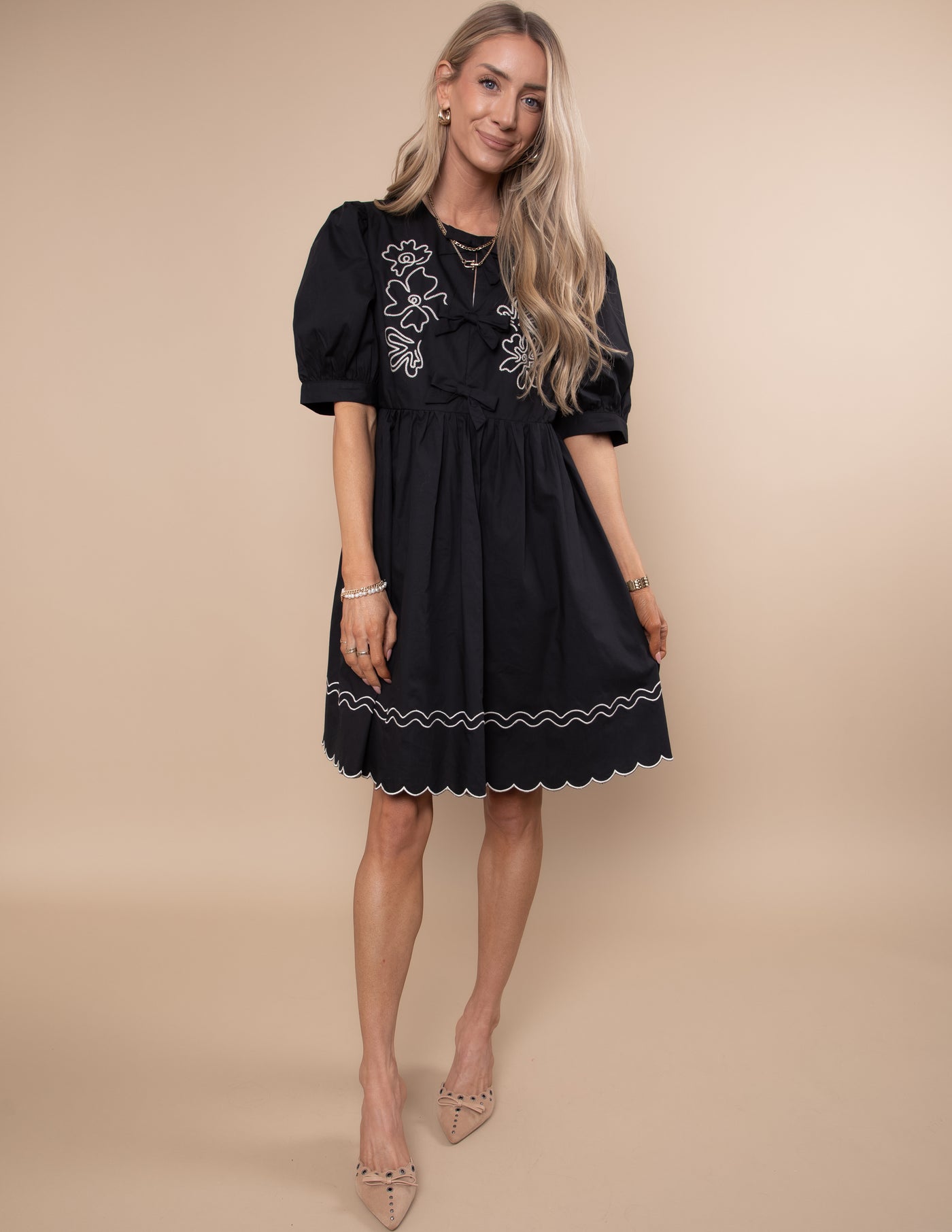 Weston Embroidered Dress