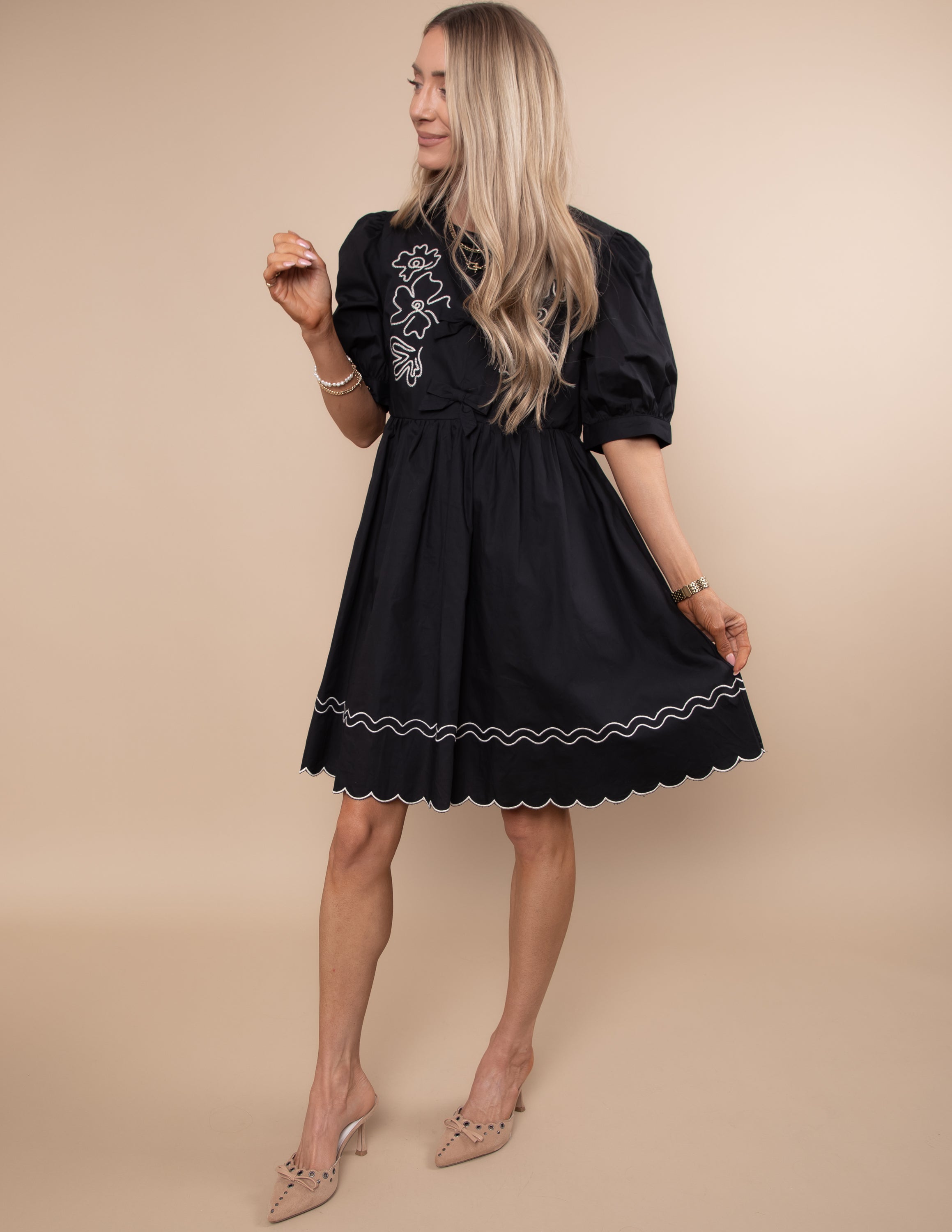 Weston Embroidered Dress