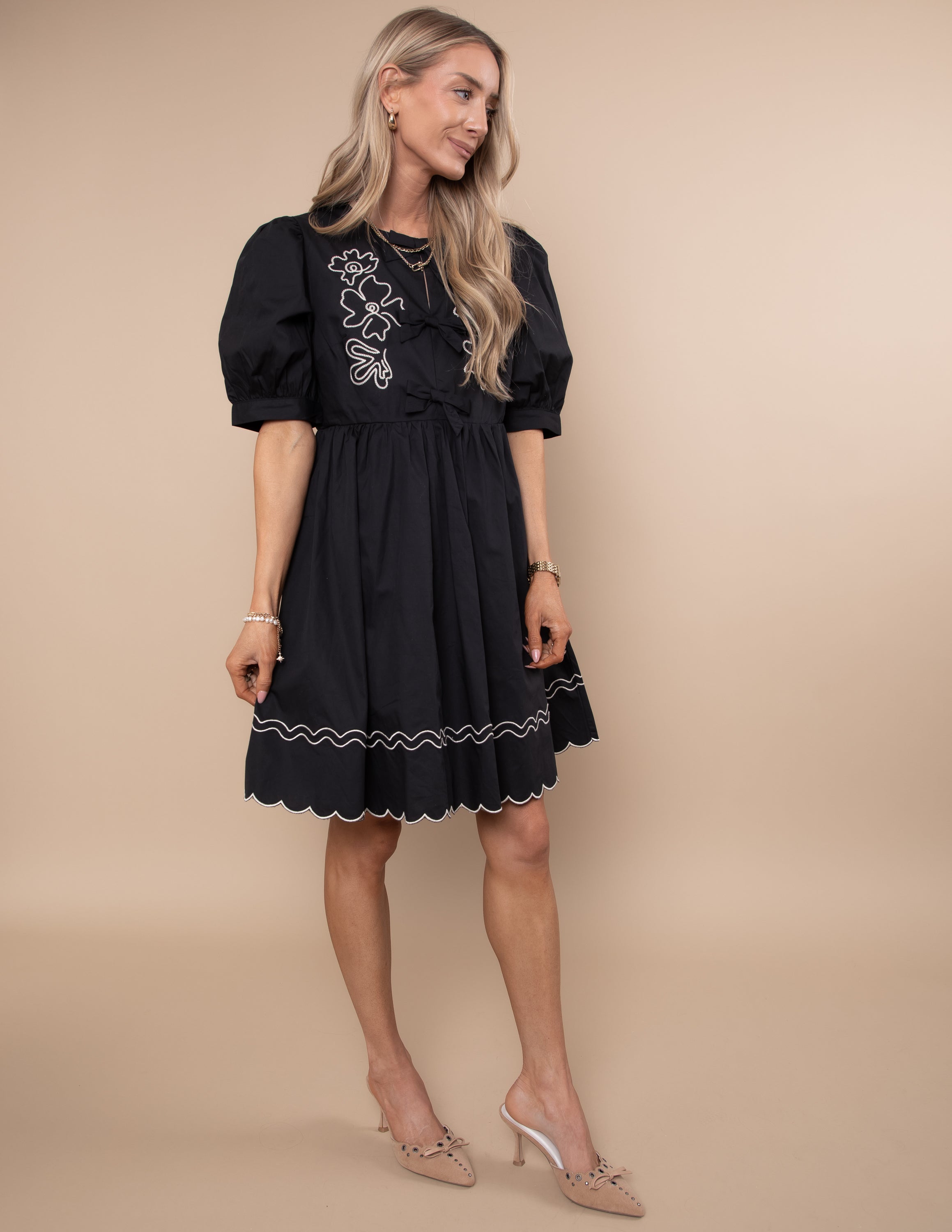 Weston Embroidered Dress