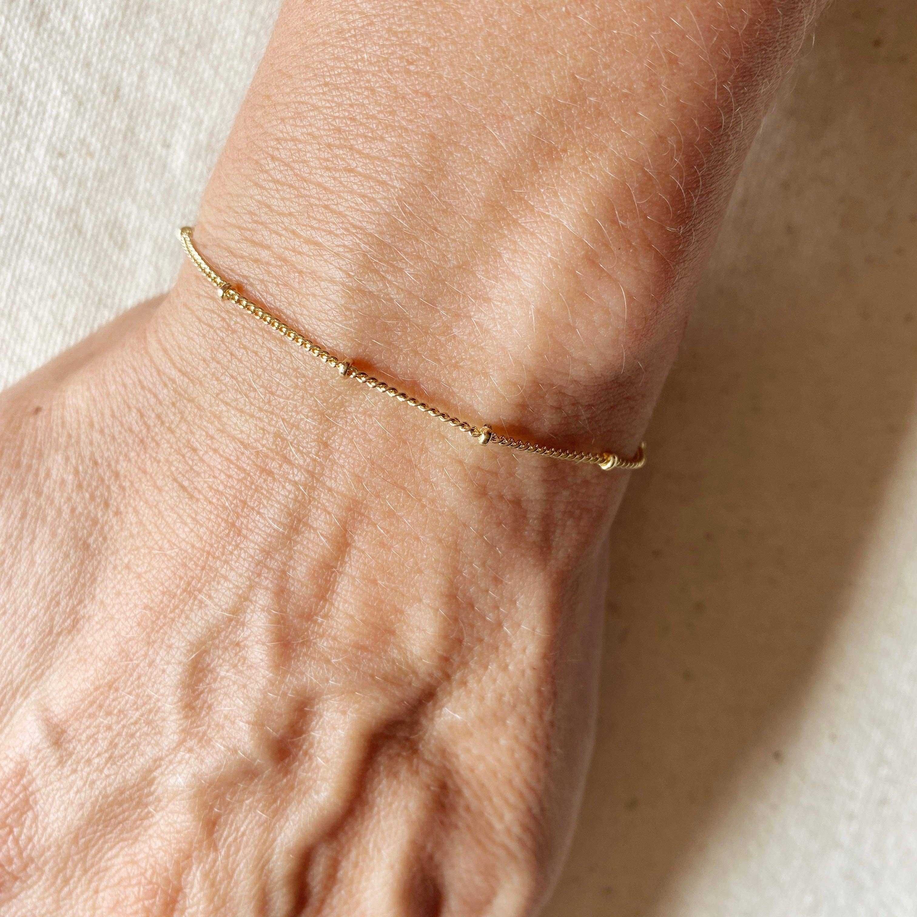 Golden Orbit Bracelet
