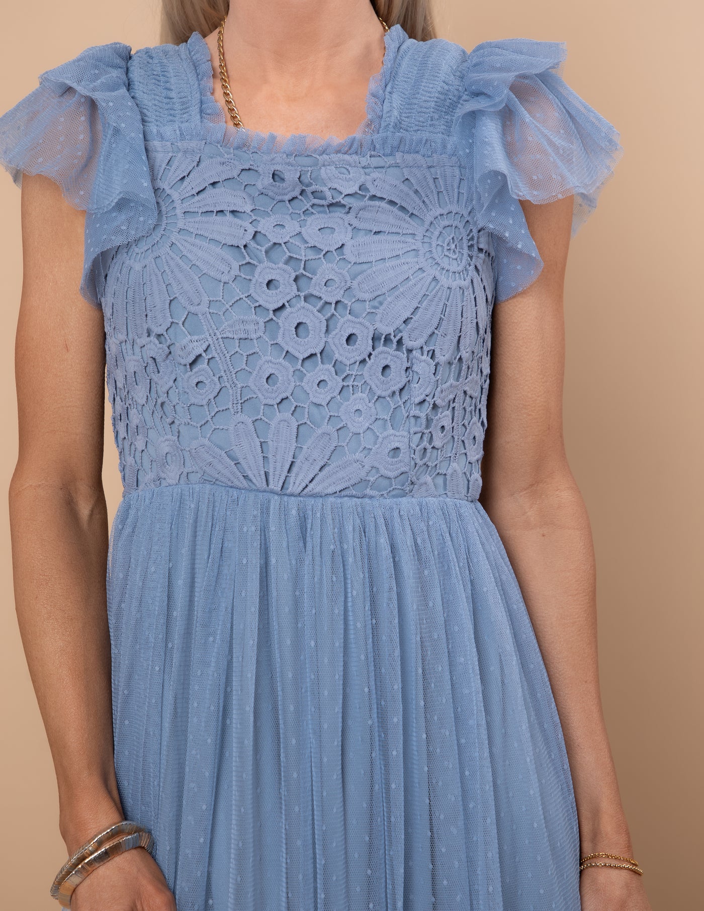 Anastasia Mesh Midi Dress