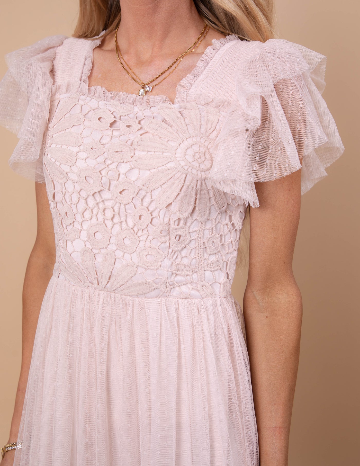 Anastasia Mesh Midi Dress
