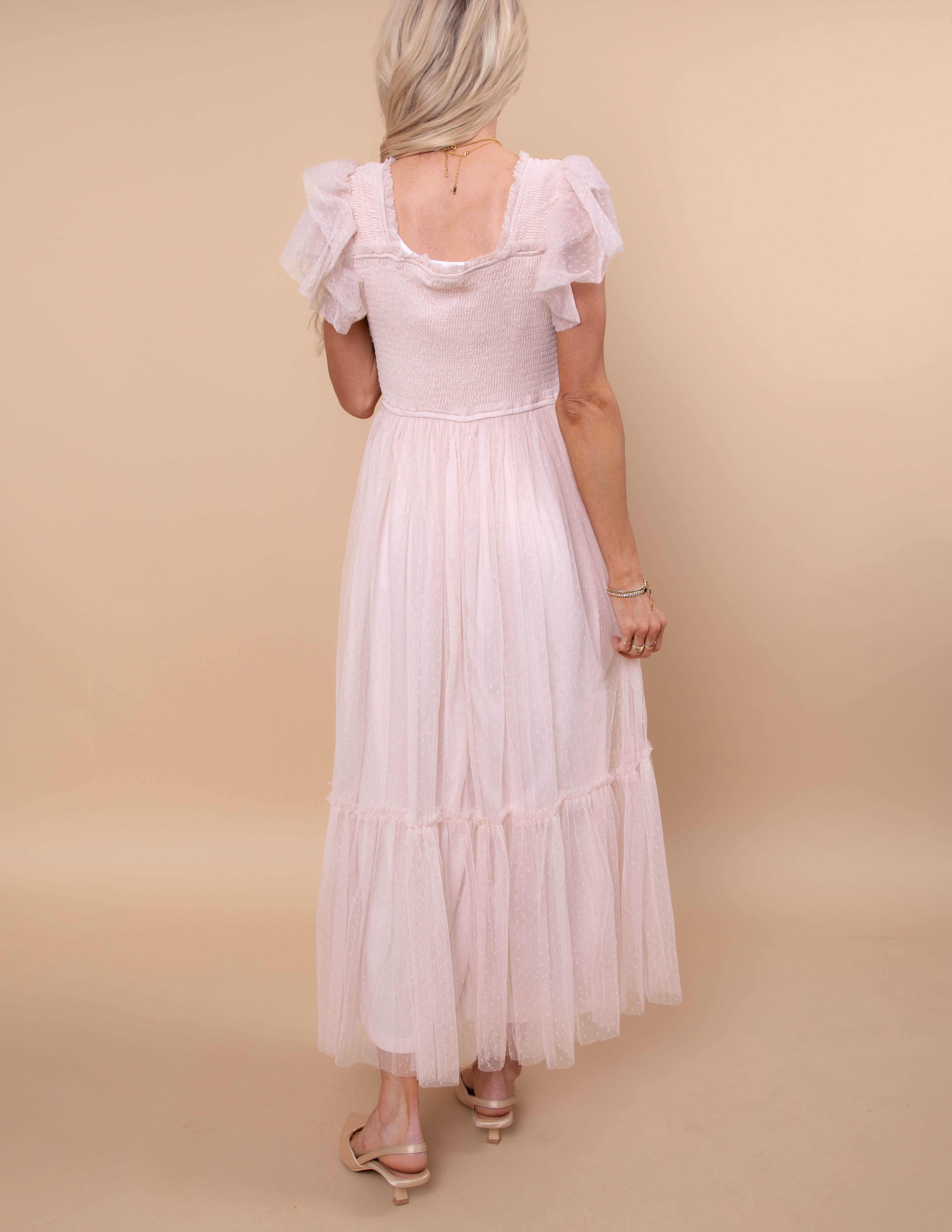 Anastasia Mesh Midi Dress