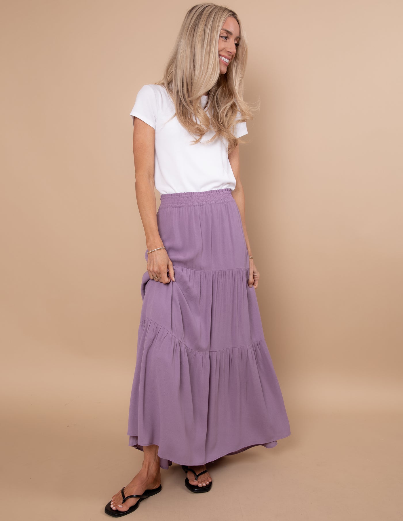 Liora Tiered Maxi Skirt