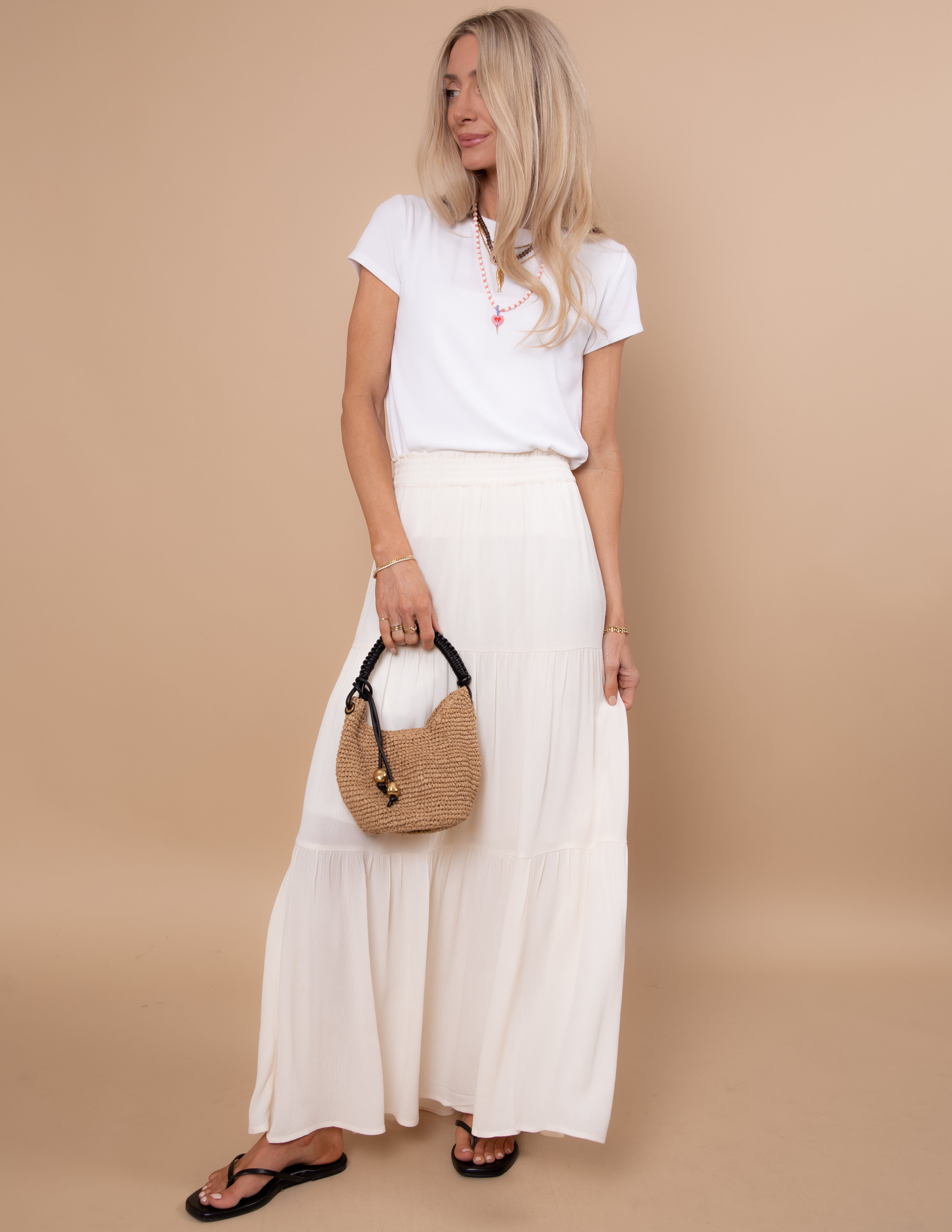Liora Tiered Maxi Skirt