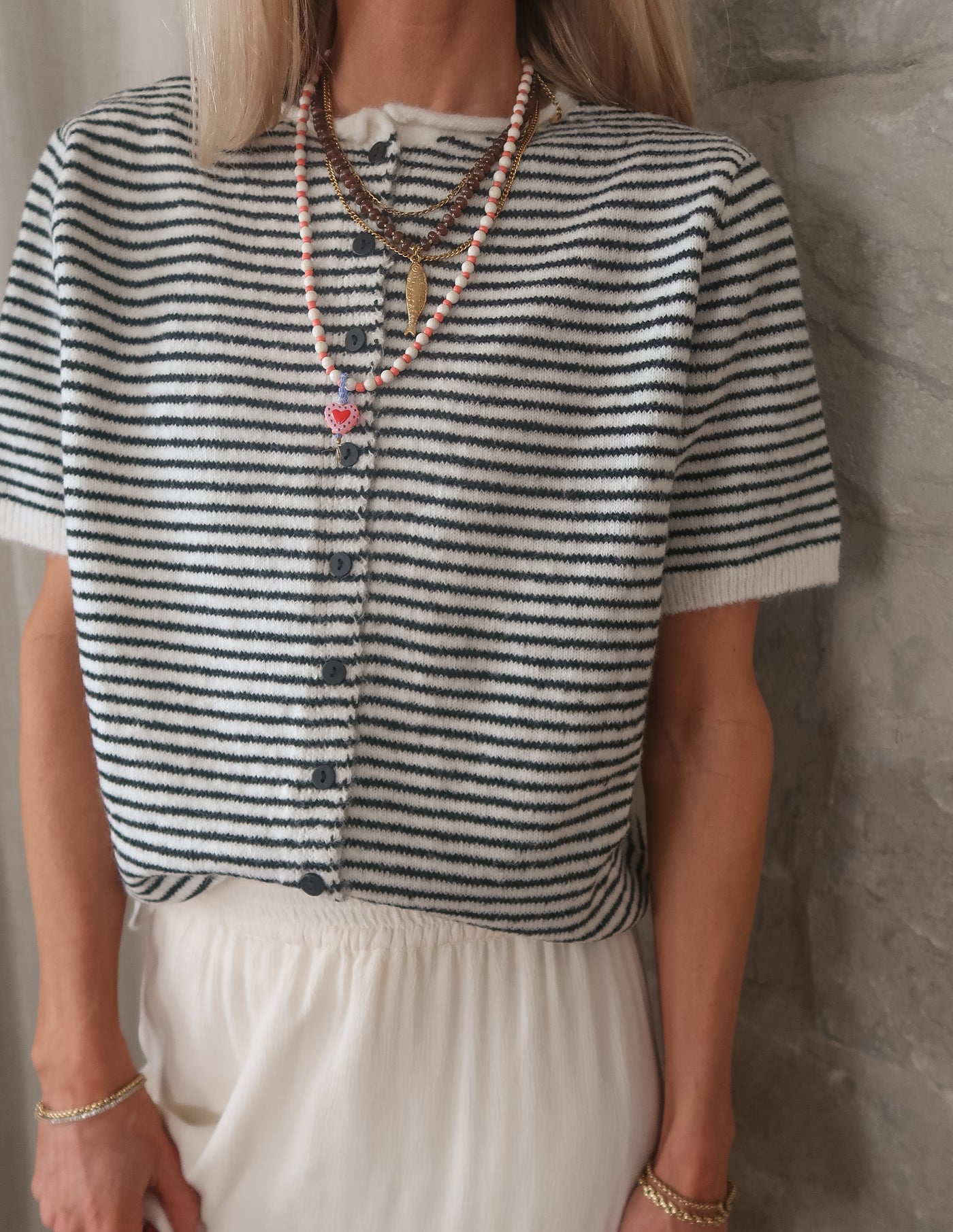 Coastal Button Knit