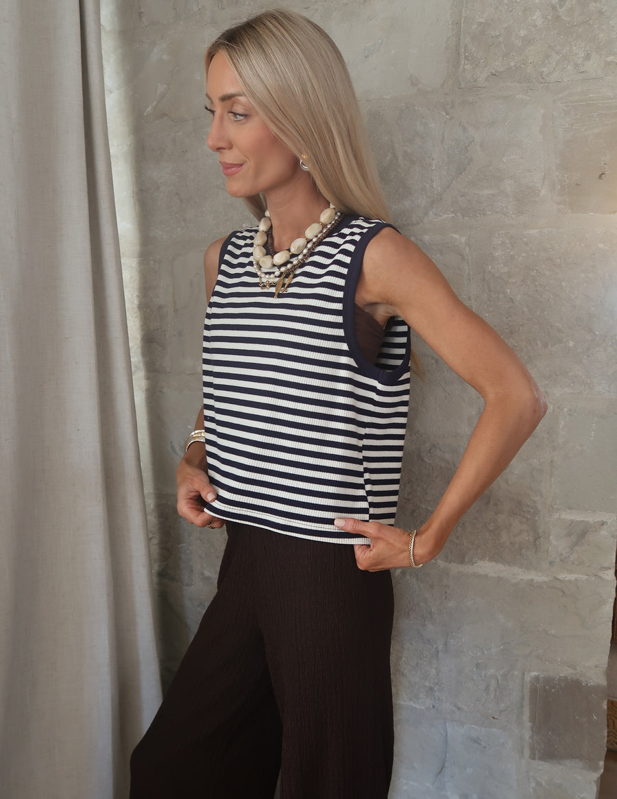 Marley Striped Sleeveless Top