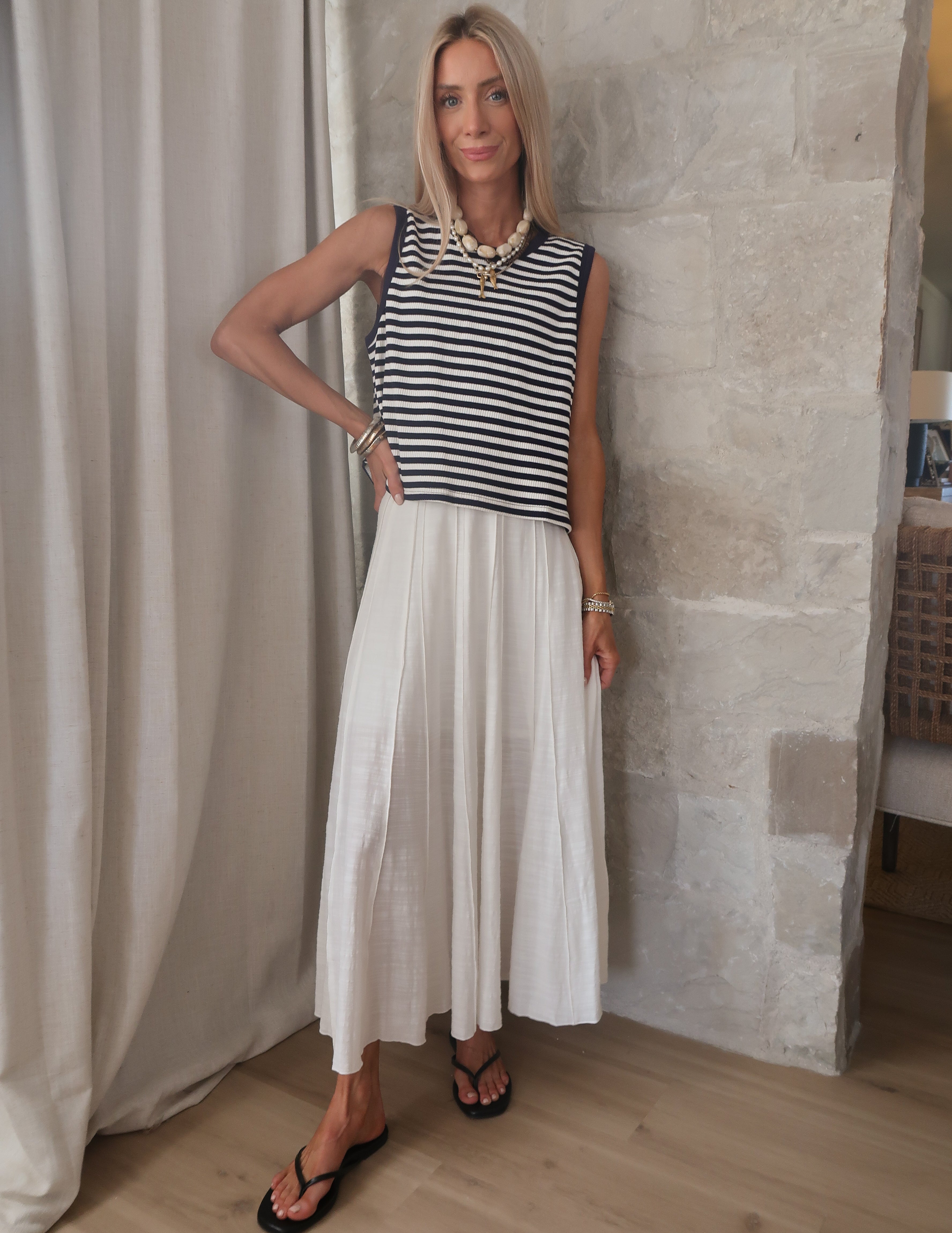 Marley Striped Sleeveless Top