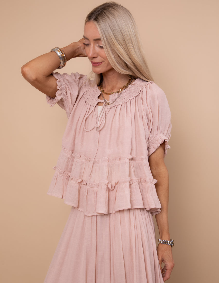 Beatrice Tiered Ruffle Layer Top