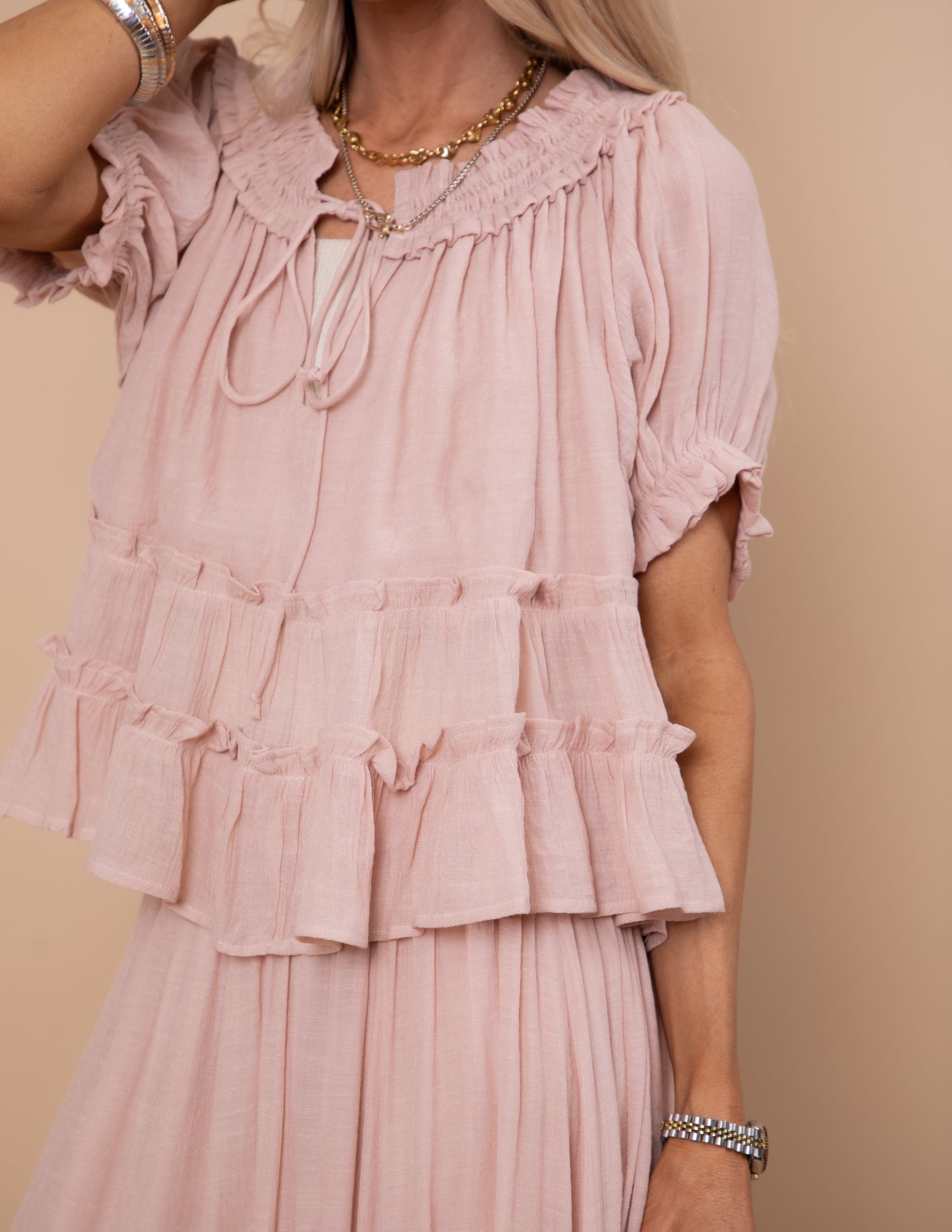 Beatrice Tiered Ruffle Layer Top