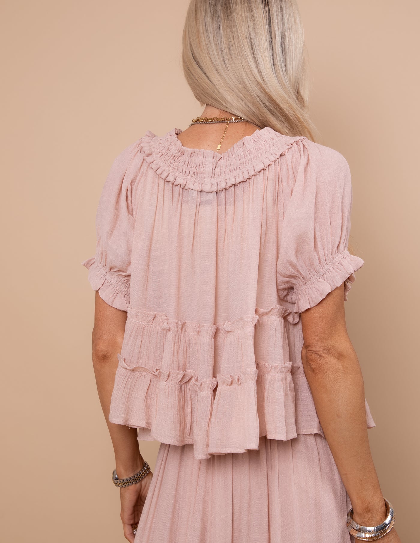 Beatrice Tiered Ruffle Layer Top