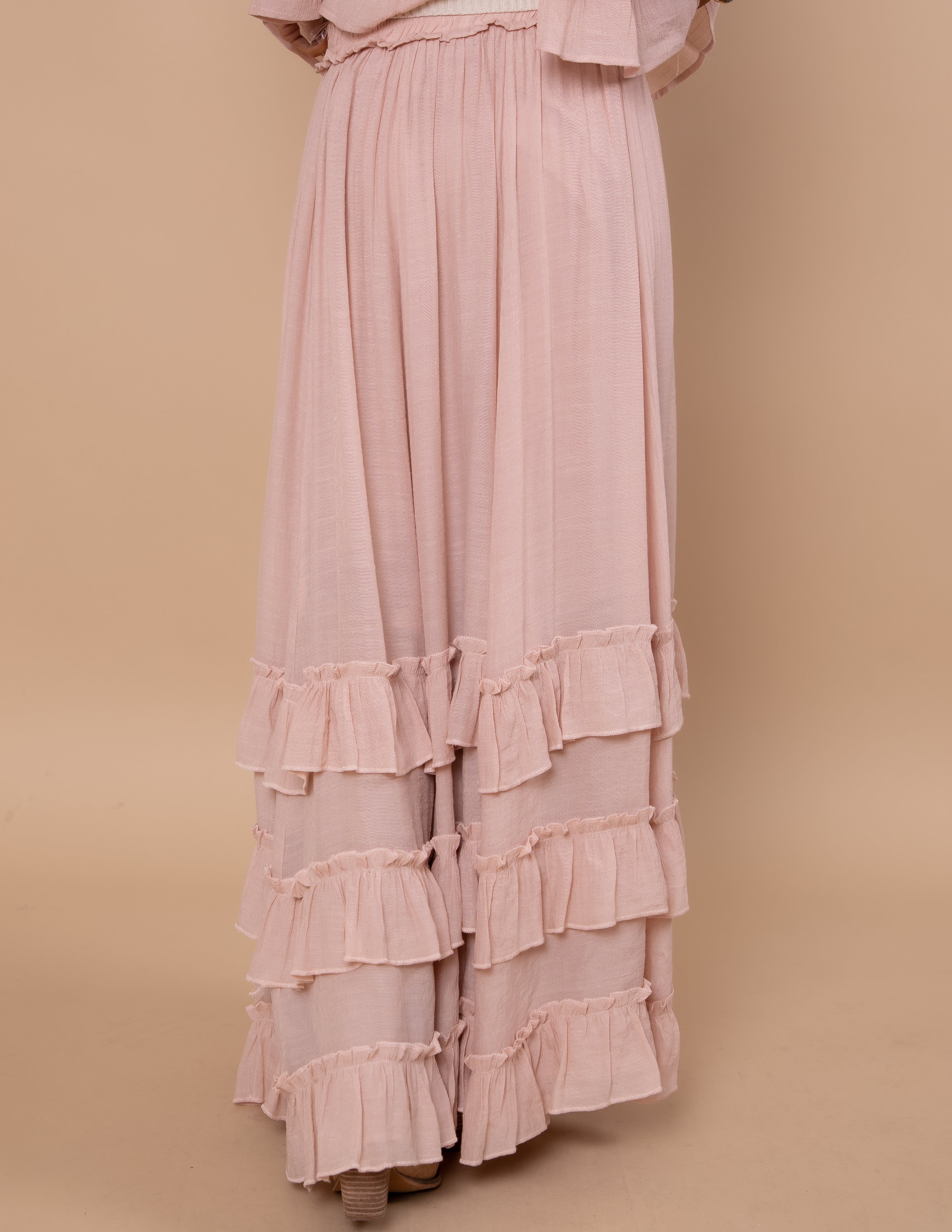 Beatrice Ruffle Maxi Skirt