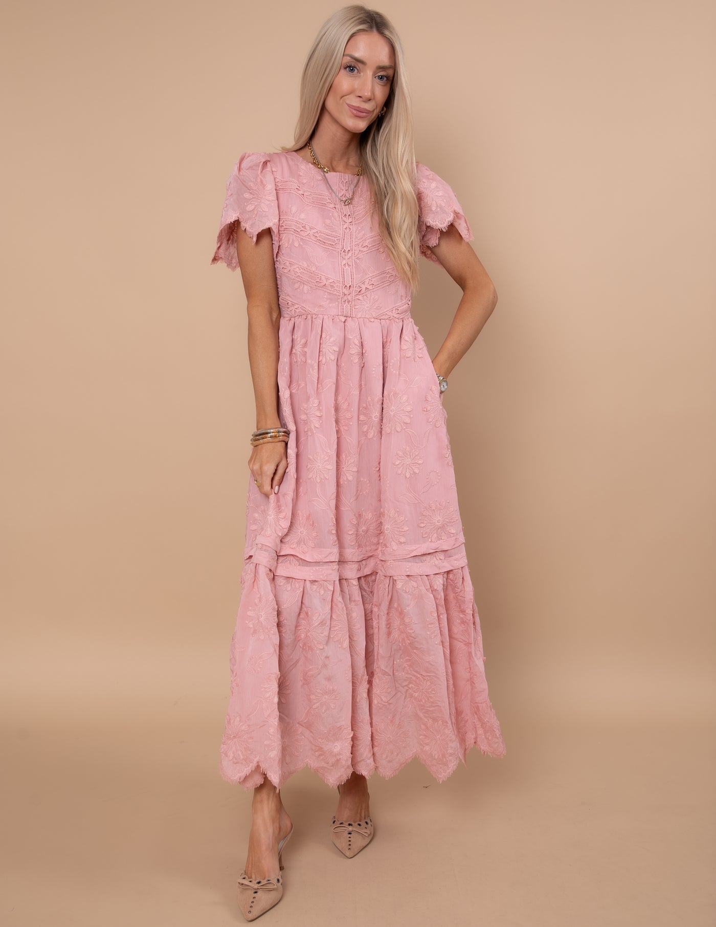 Madeleine Embroidered Dress