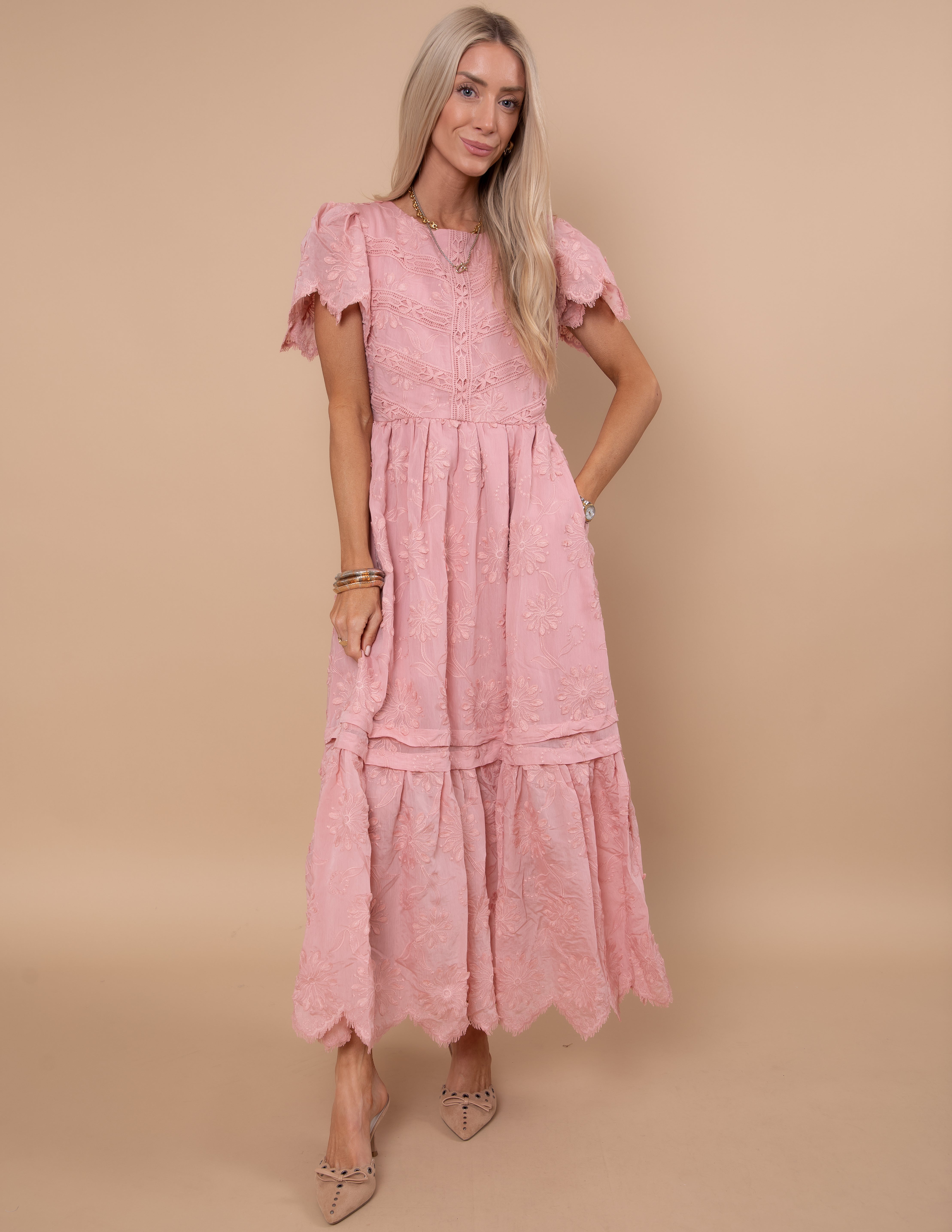 Madeleine Embroidered Dress