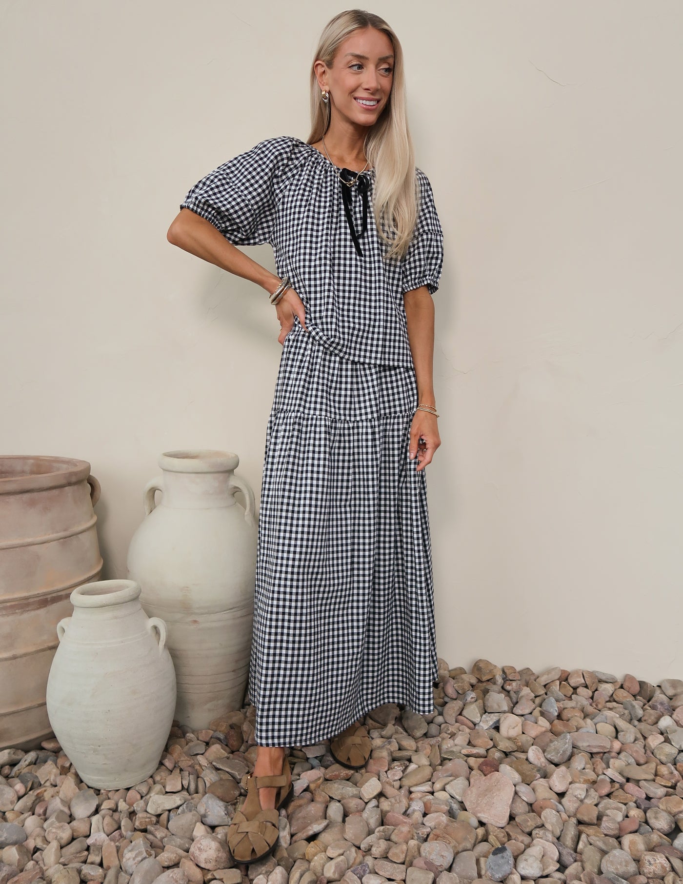 Rowen Gingham Set