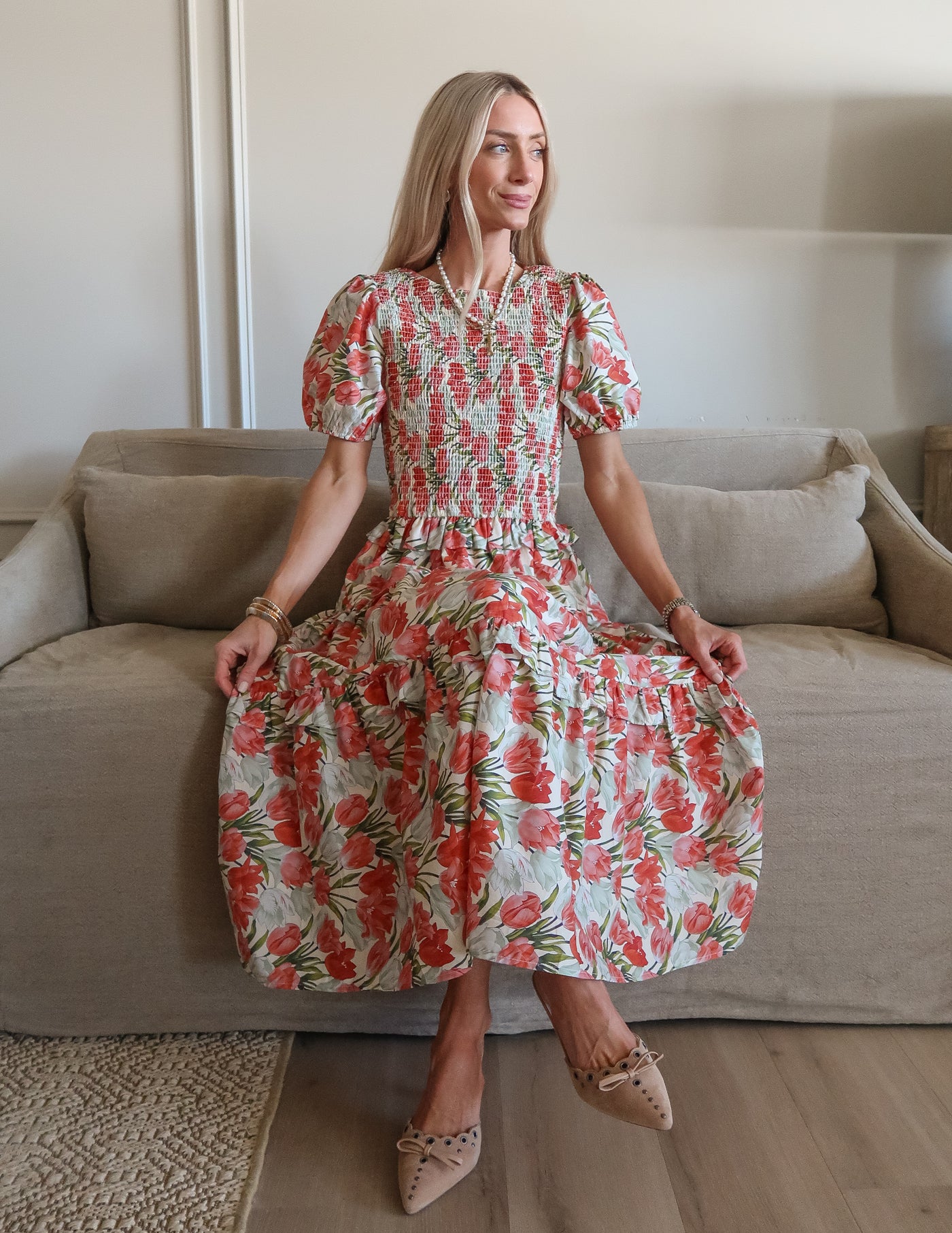 Maren Floral Dress