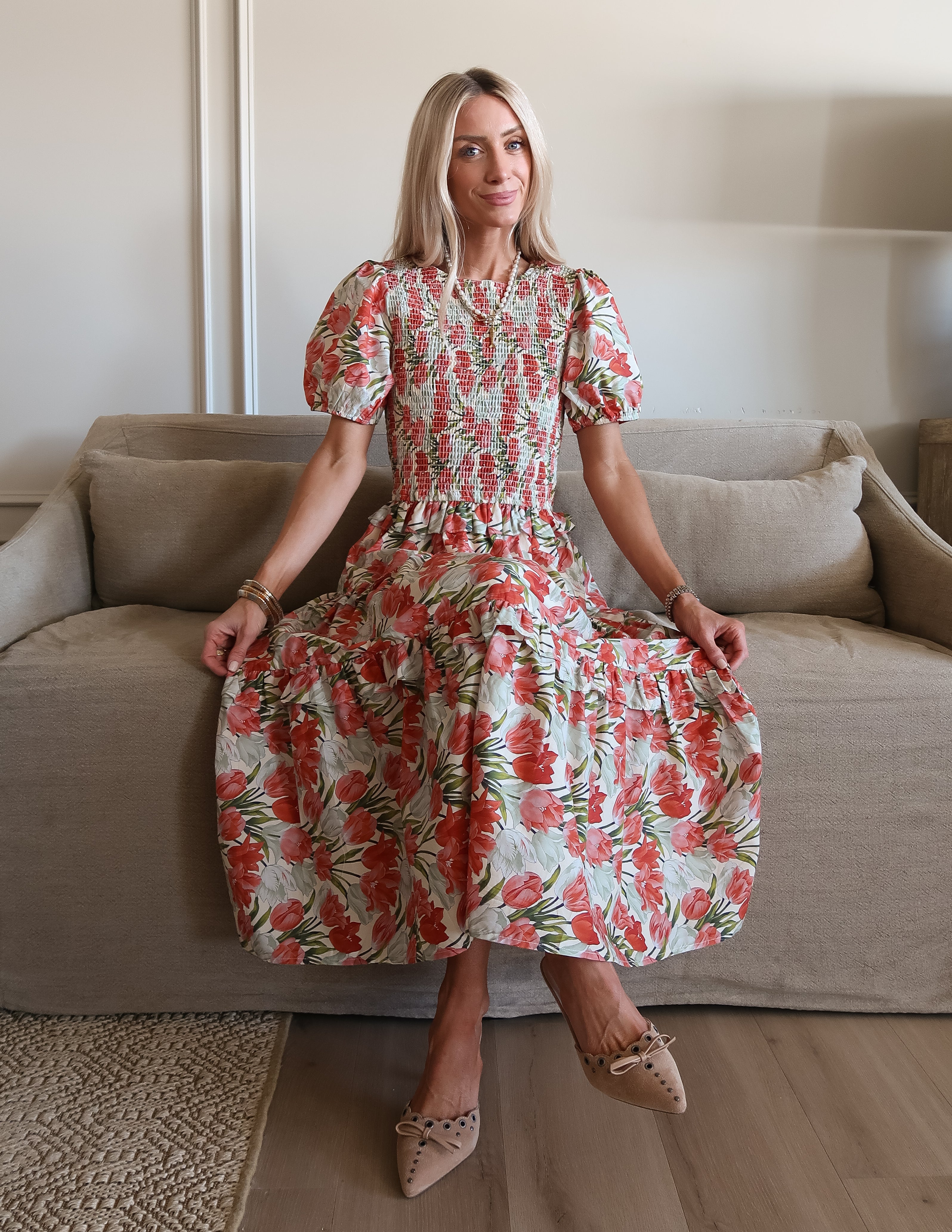 Maren Floral Dress