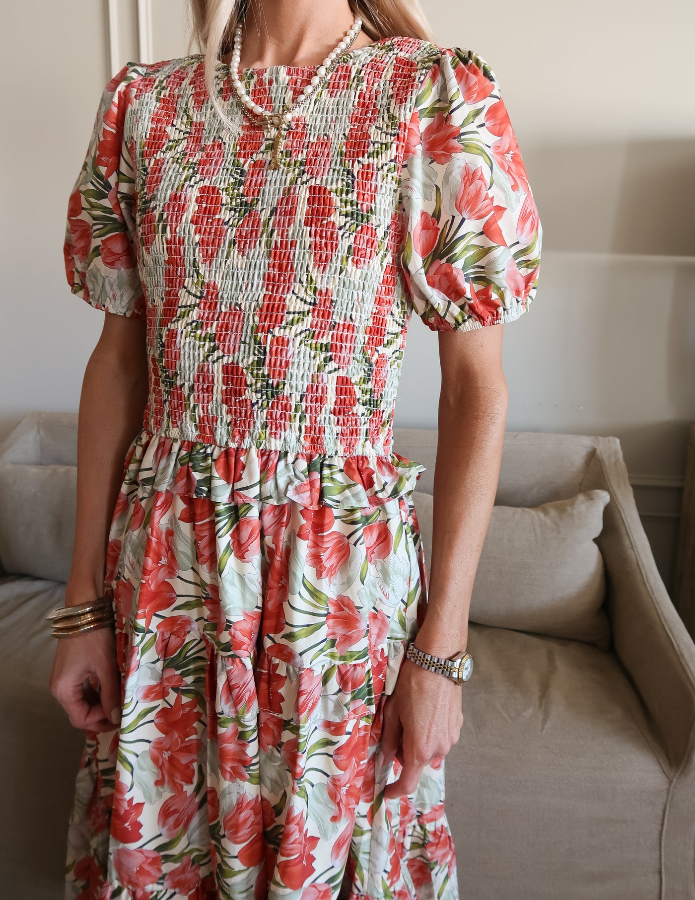 Maren Floral Dress