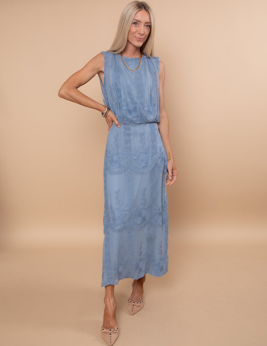 Blue Thistle Lace Dress