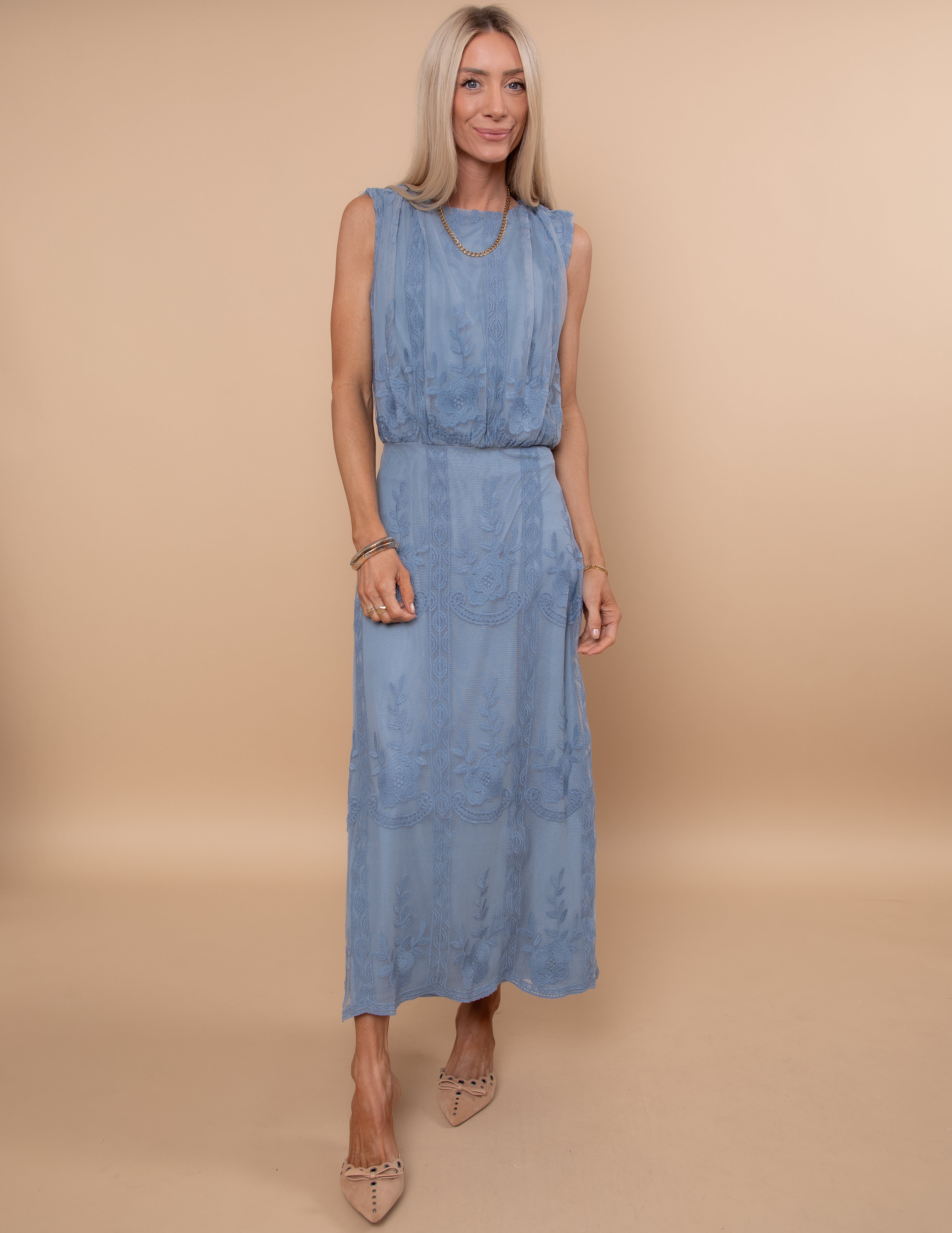 Blue Thistle Lace Dress