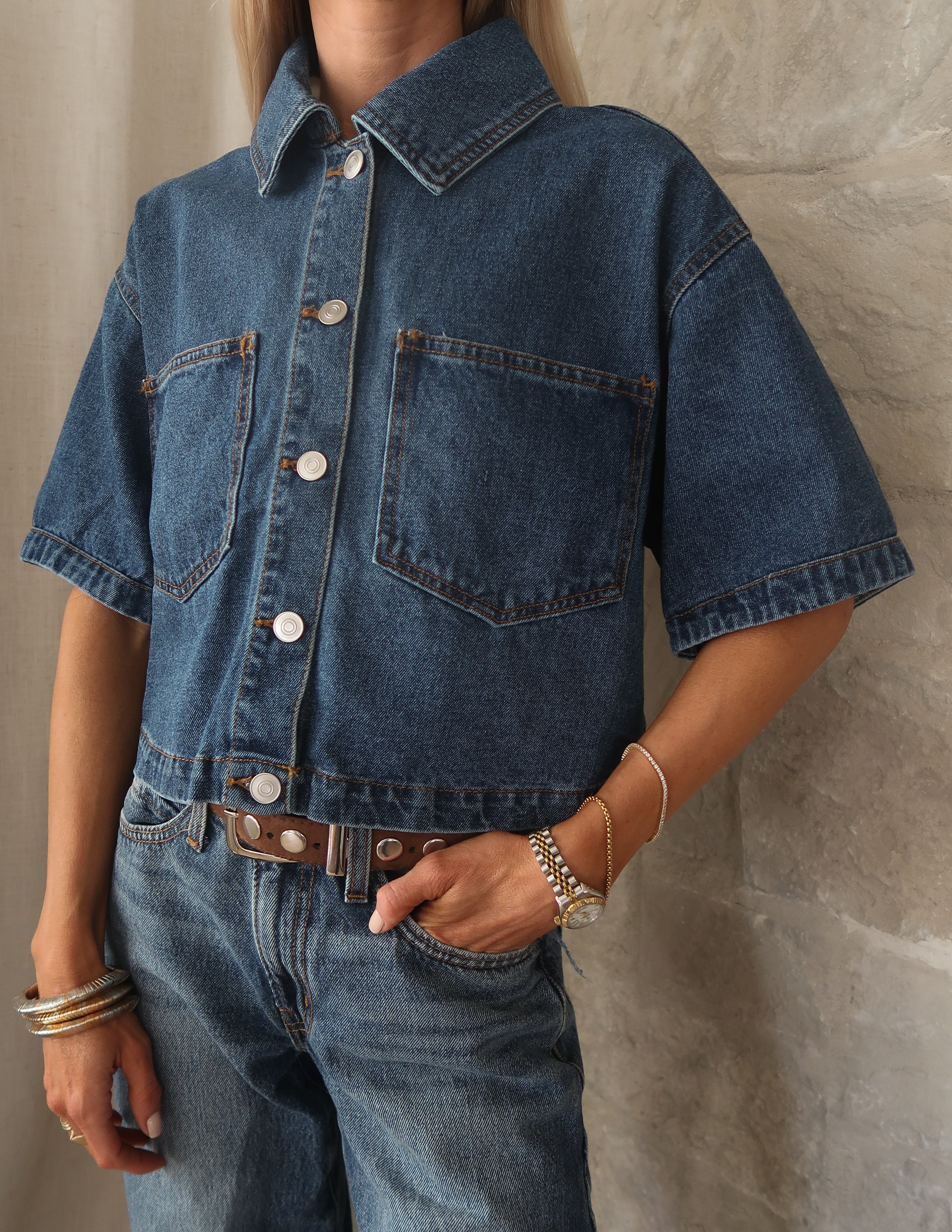 Westside Denim Top