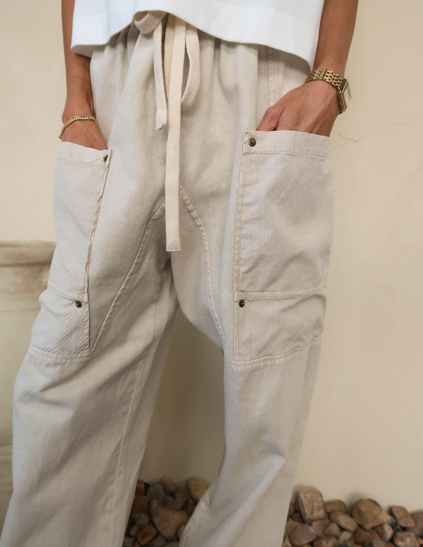 Soft Dune Drawstring Pants
