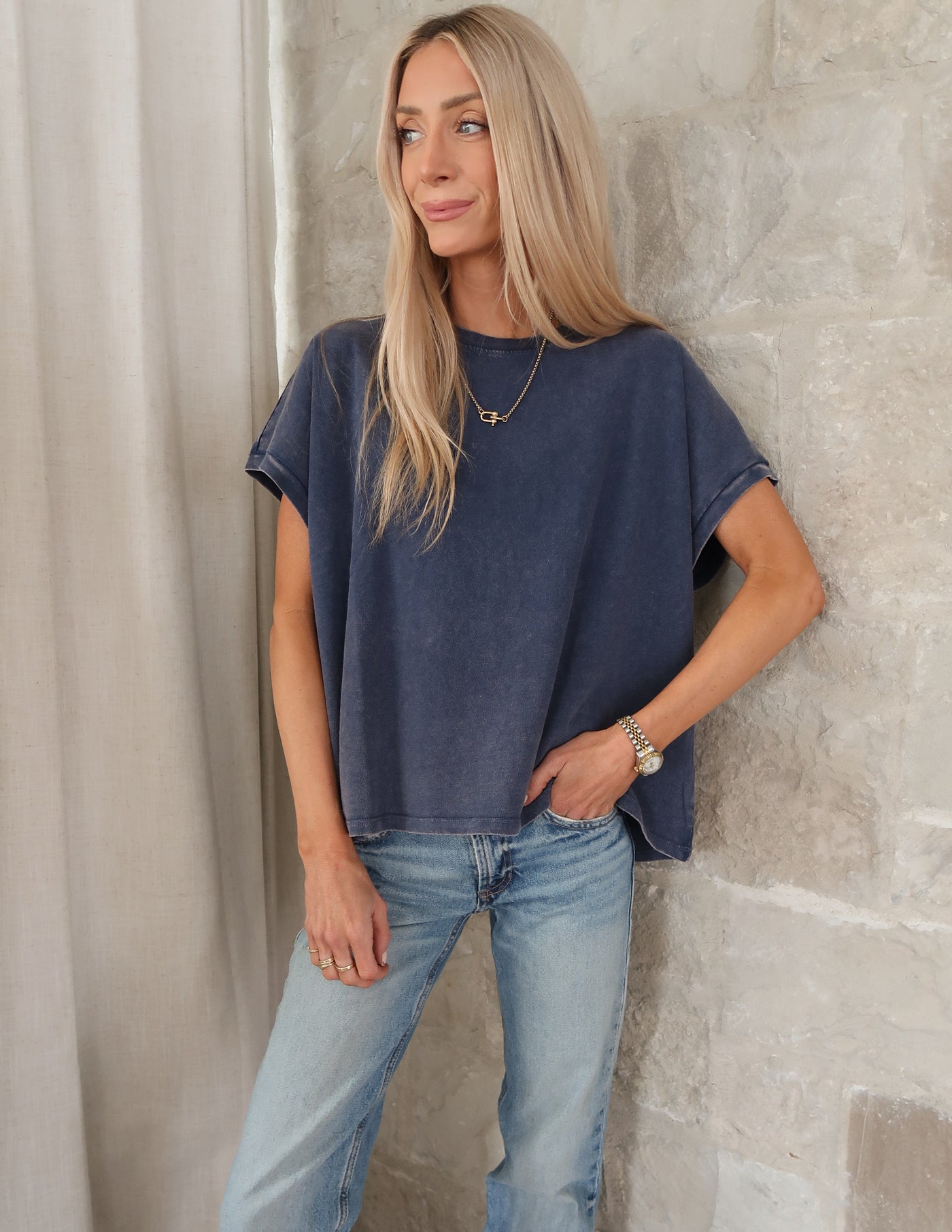 Court Mineral Washed Tee