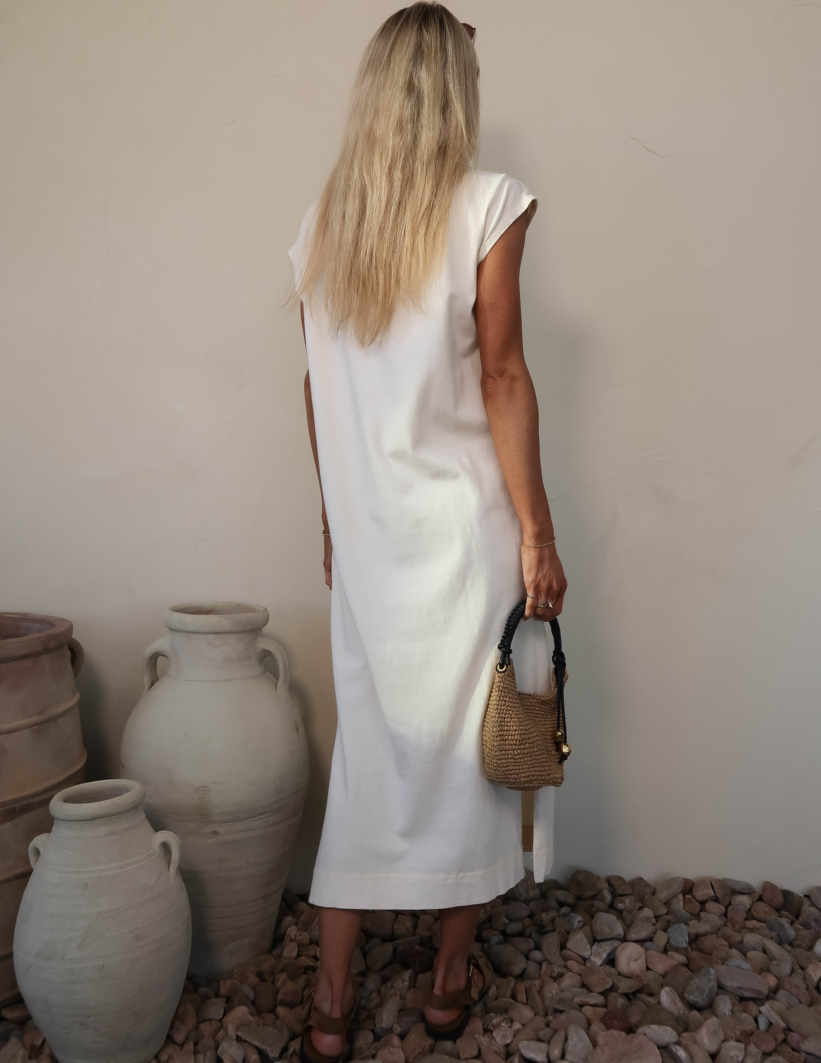 Serene Silhouette Midi Dress