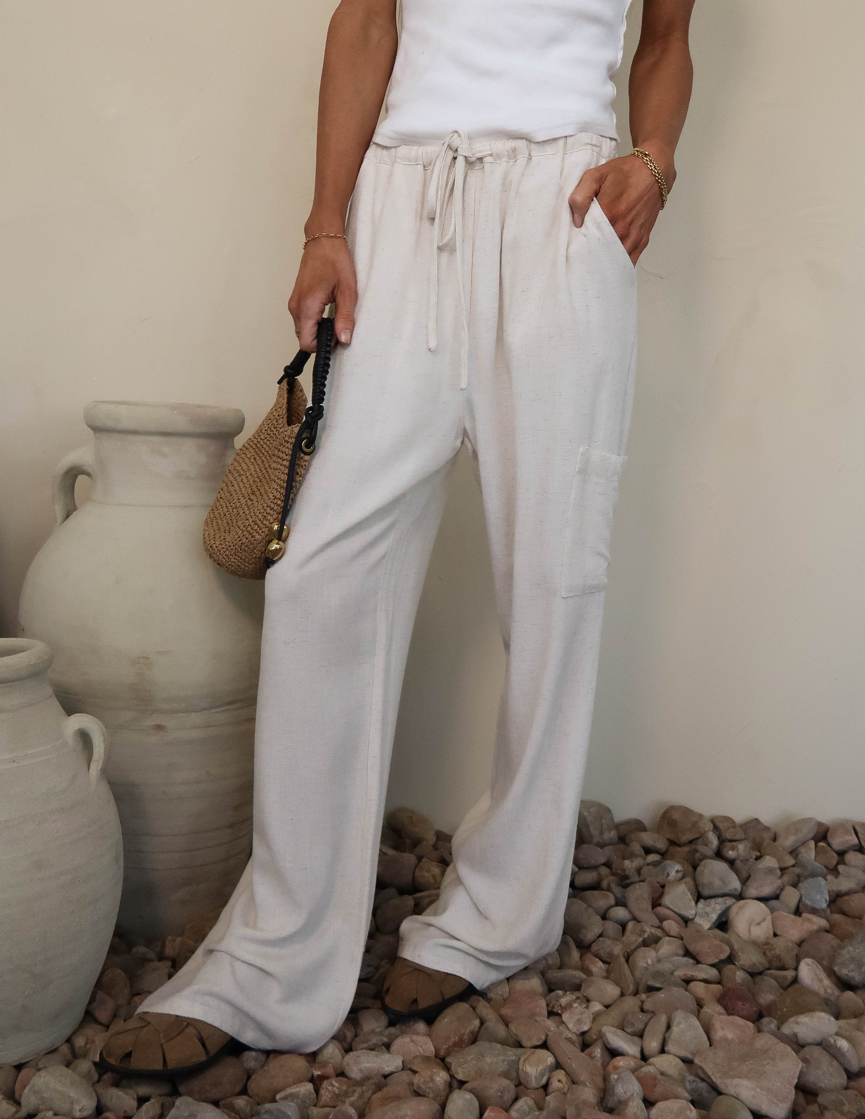 Coastal Breeze Linen Pants