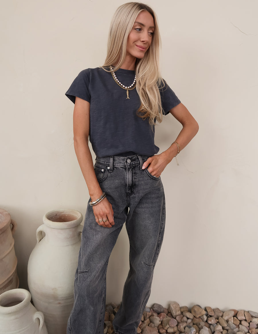 Janae Acid Wash Tee