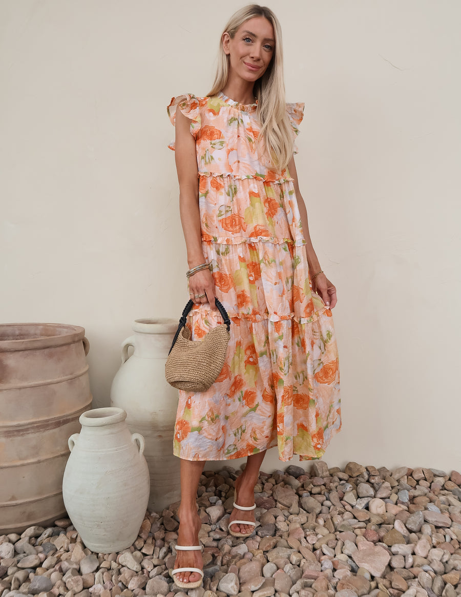 Lottie Floral Midi Dress · Shop Stevie