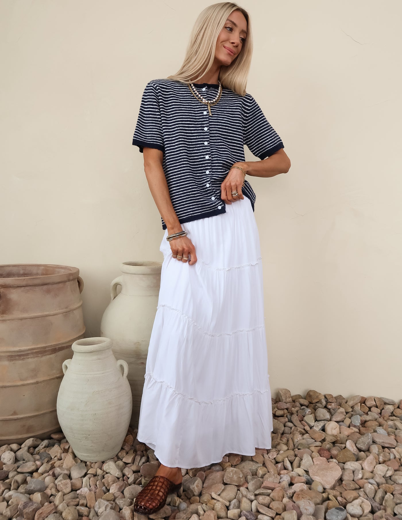 Coastal Button Knit
