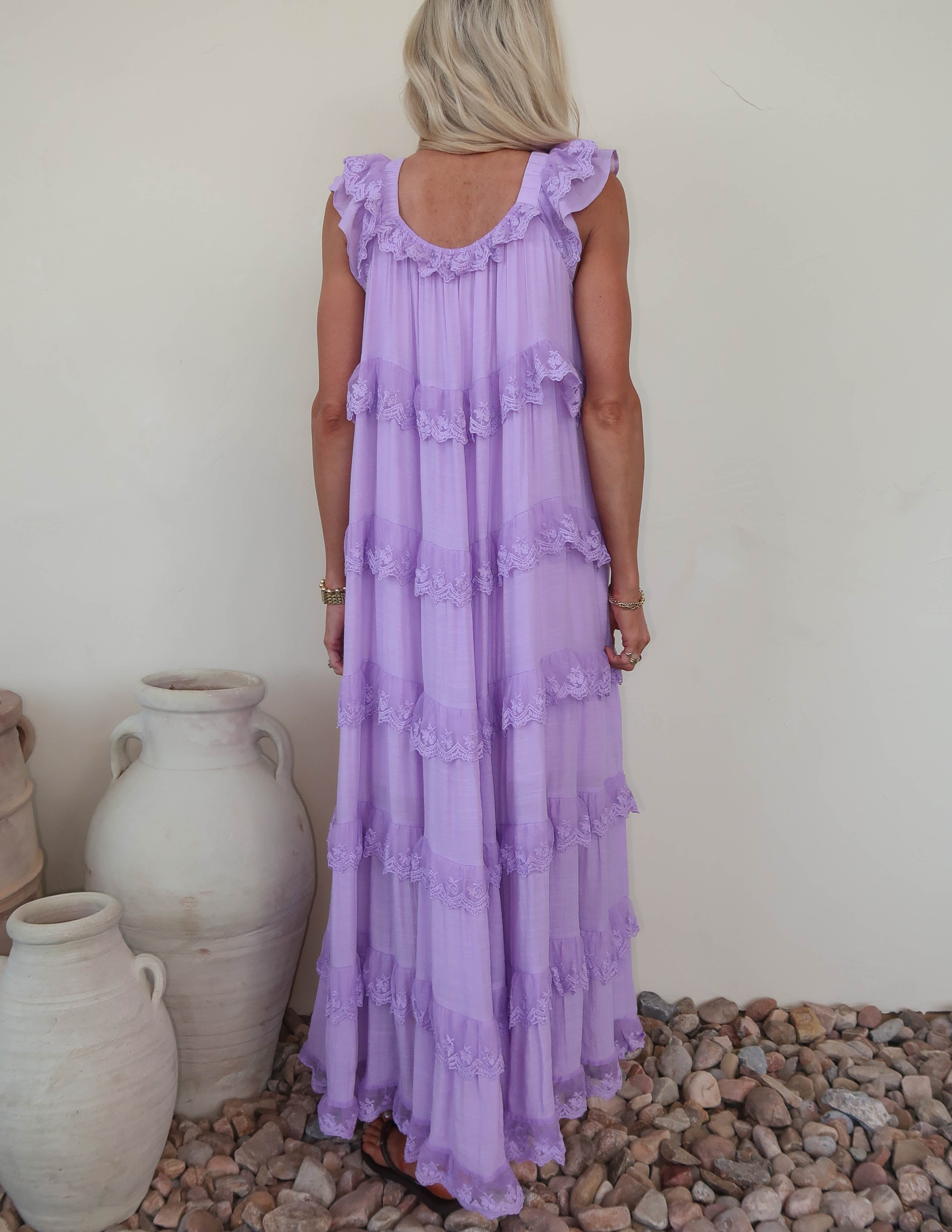 Alara Tiered Lace Dress · Shop Stevie