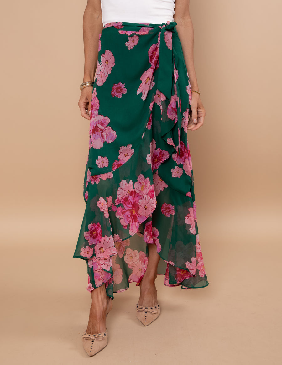 Blossom Lane Wrap Skirt