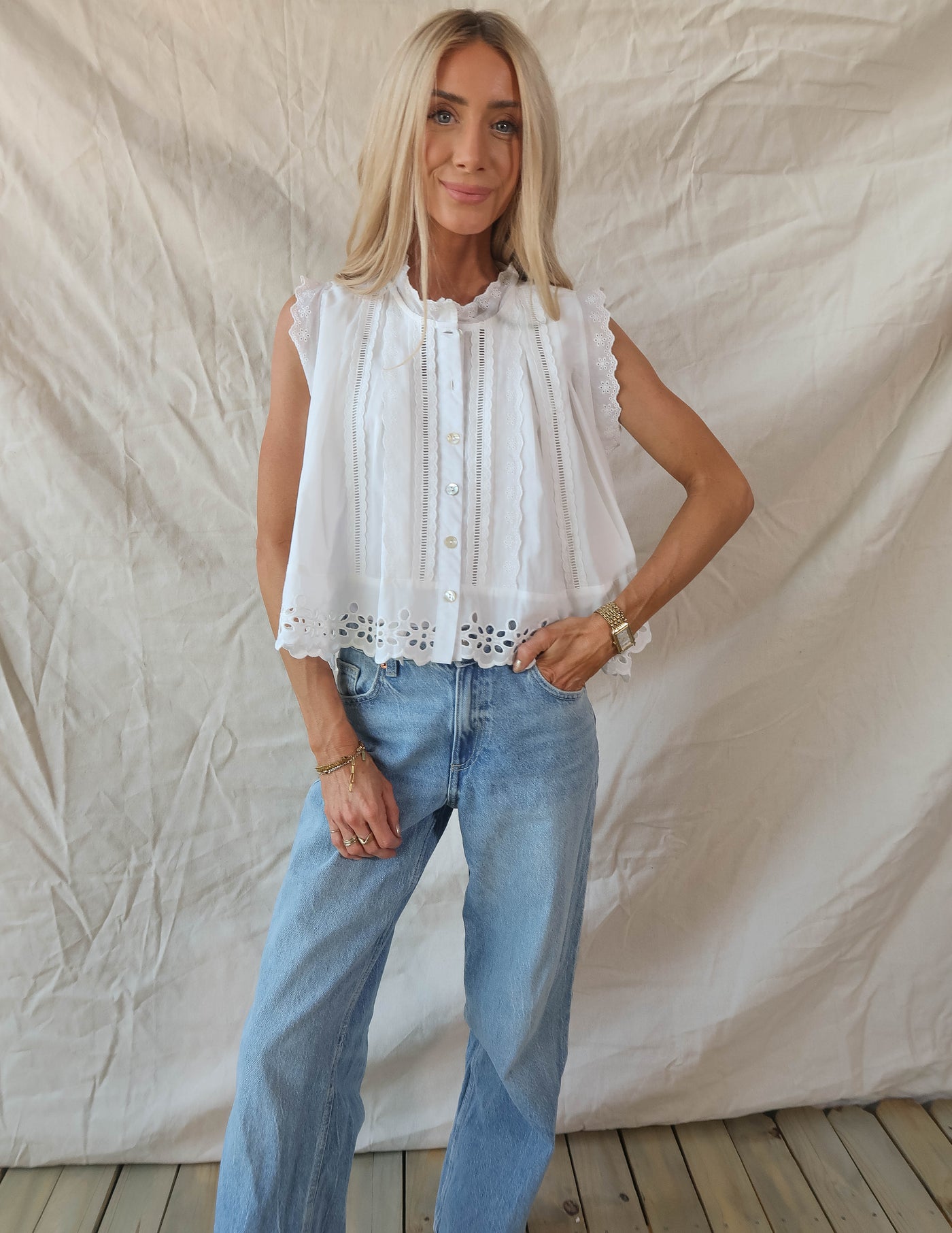 Isla Lace Tank
