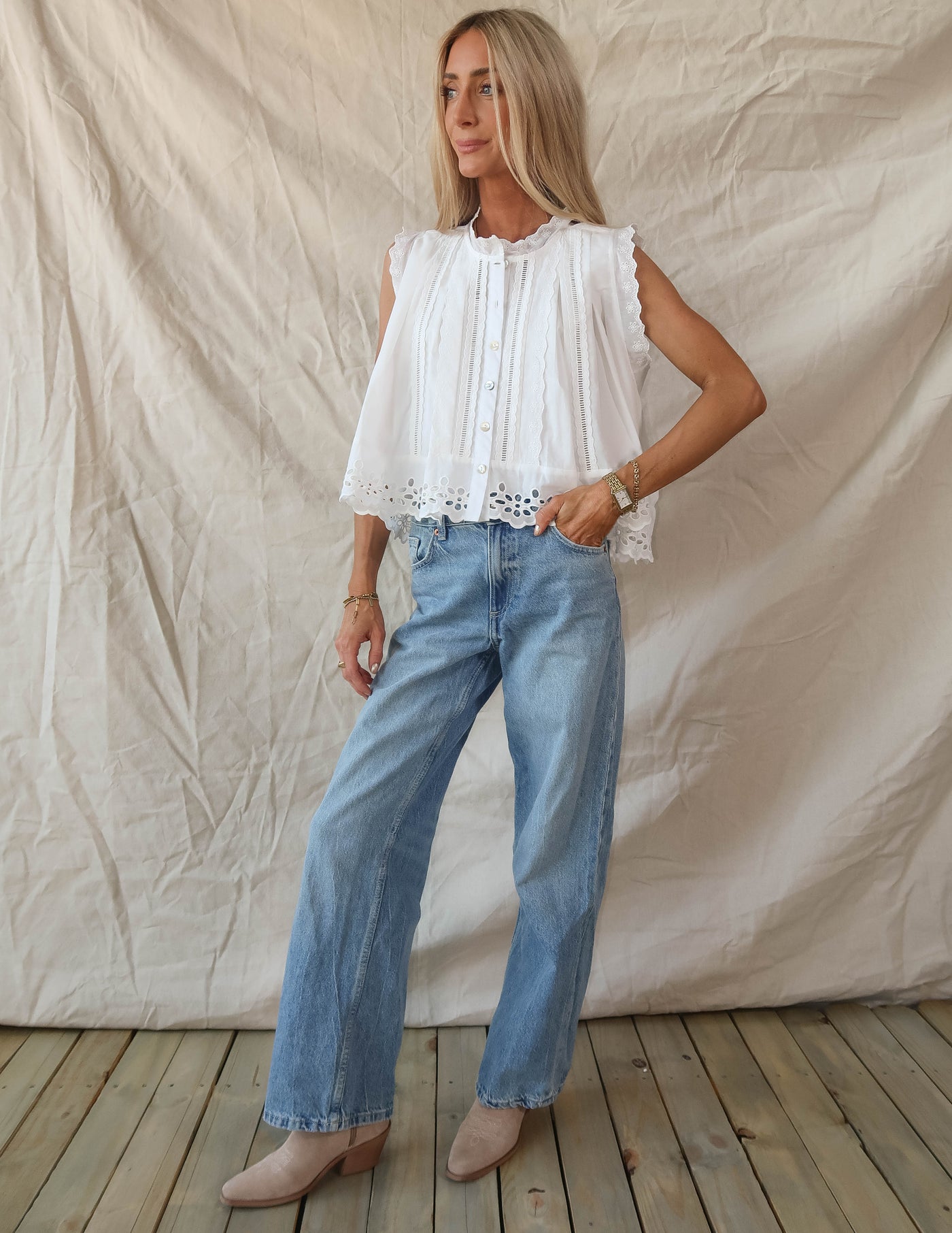 Isla Lace Tank