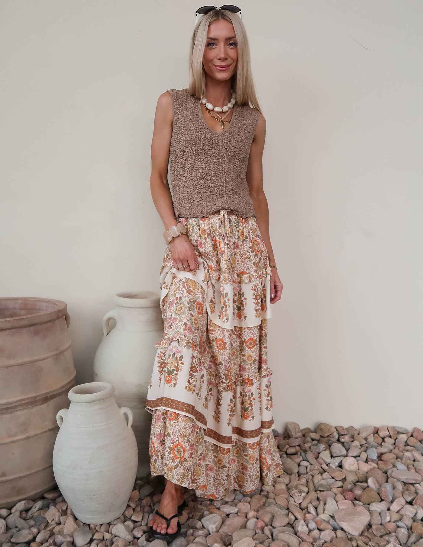 Blu Prairie Tiered Skirt