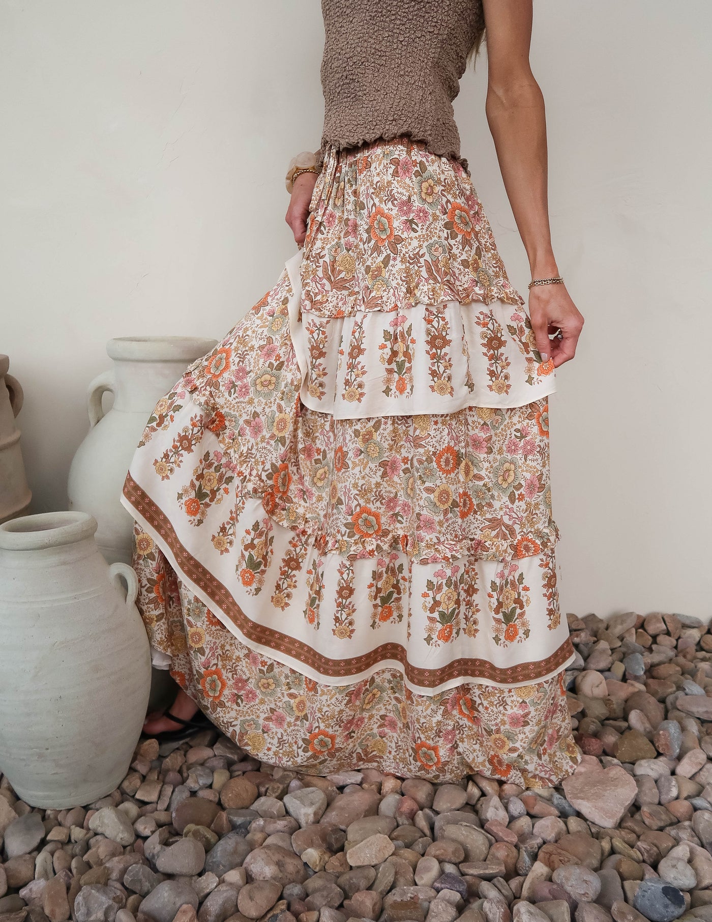 Blu Prairie Tiered Skirt