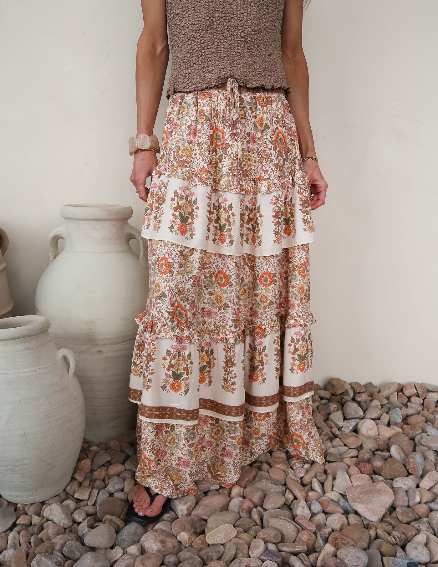 Blu Prairie Tiered Skirt