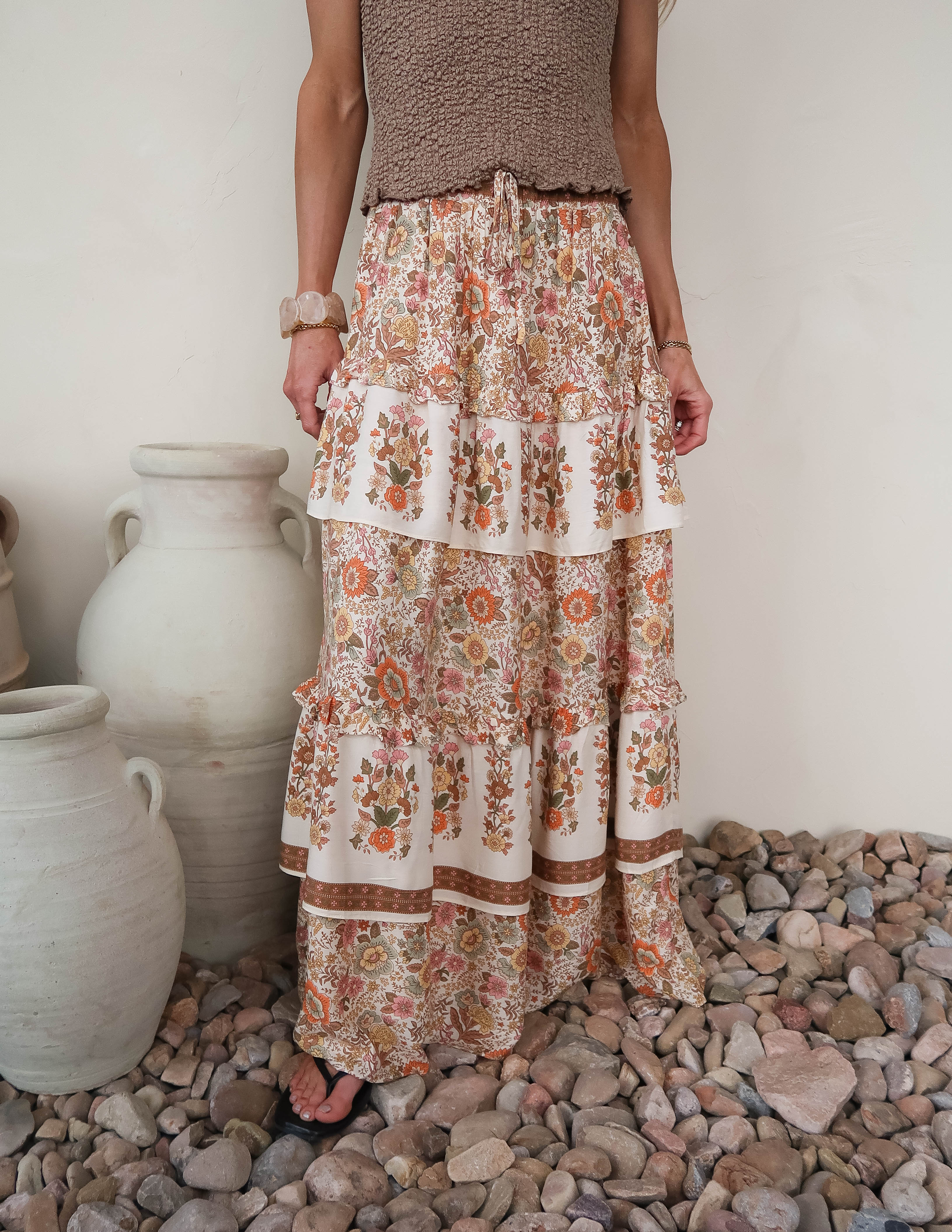 Blu Prairie Tiered Skirt