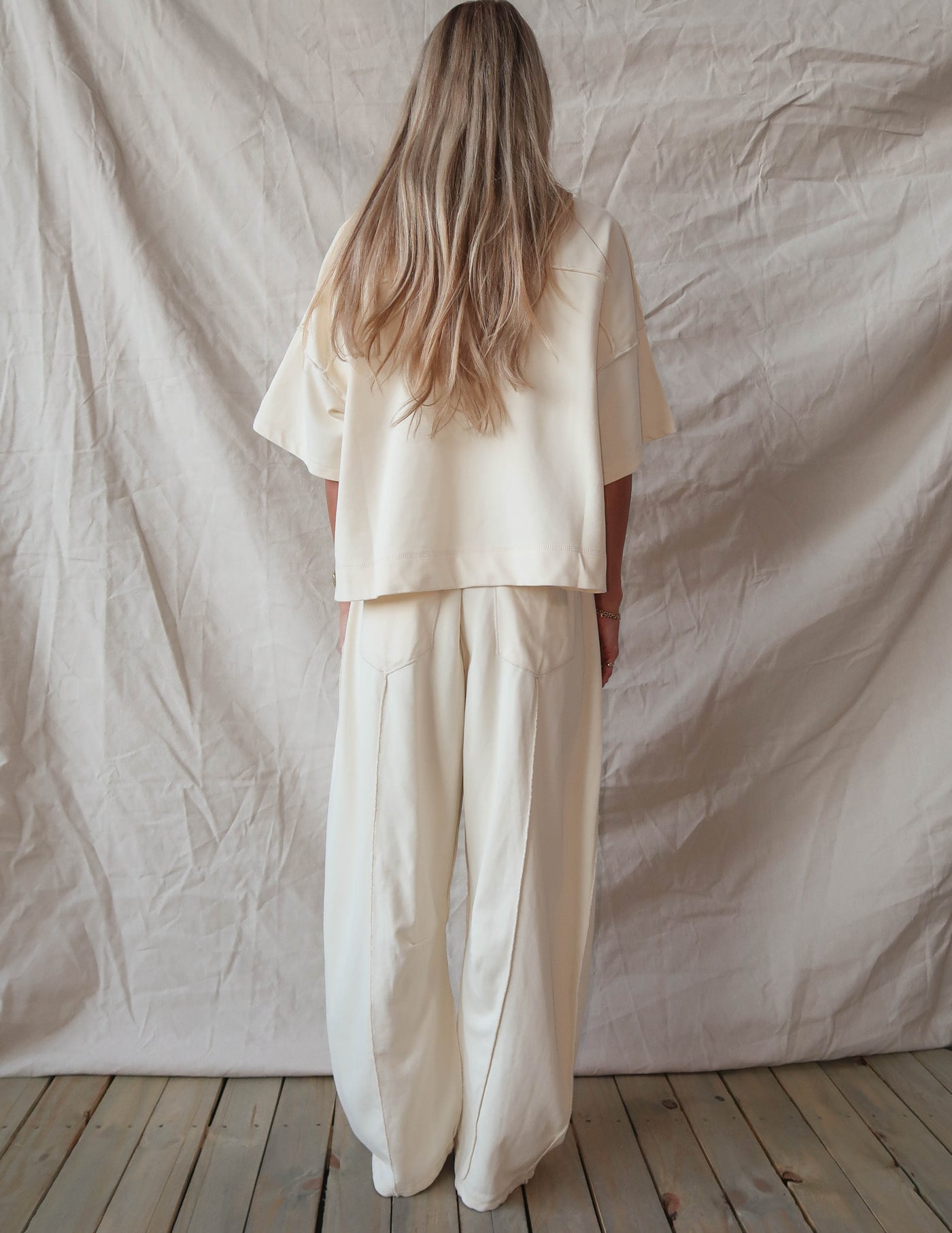 Cream Cloud Two Piece Set