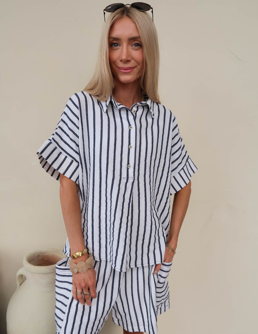 Seaside Relaxed Stripe Top